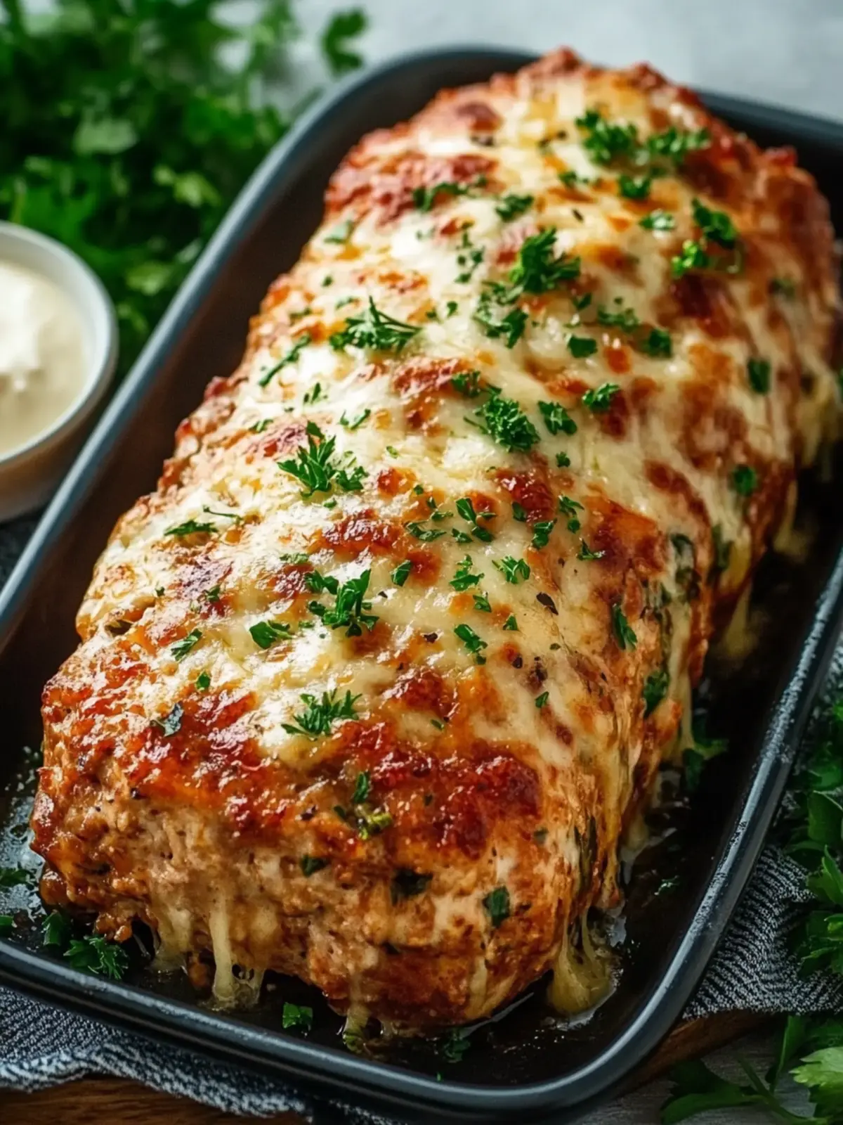 Deliciously Juicy Garlic Parmesan Chicken Meatloaf Magic 4 Juicy Garlic Parmesan Chicken Meatloaf