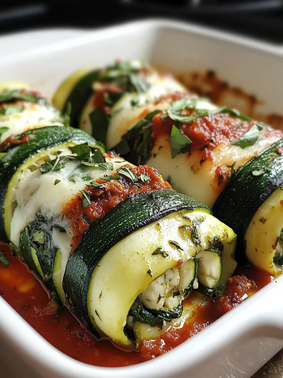 Vegan Zucchini Spinach Rollatini: Healthy Comfort Food Bliss 4 Vegan Zucchini Spinach Rollatini