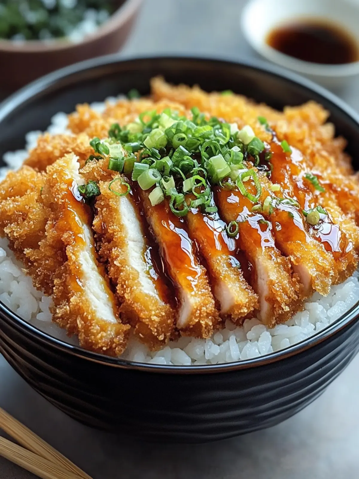 Savory Japanese Katsu Bowls With Tonkatsu Sauce You'll Love 3 Japanese Katsu Bowls With Tonkatsu Sauce