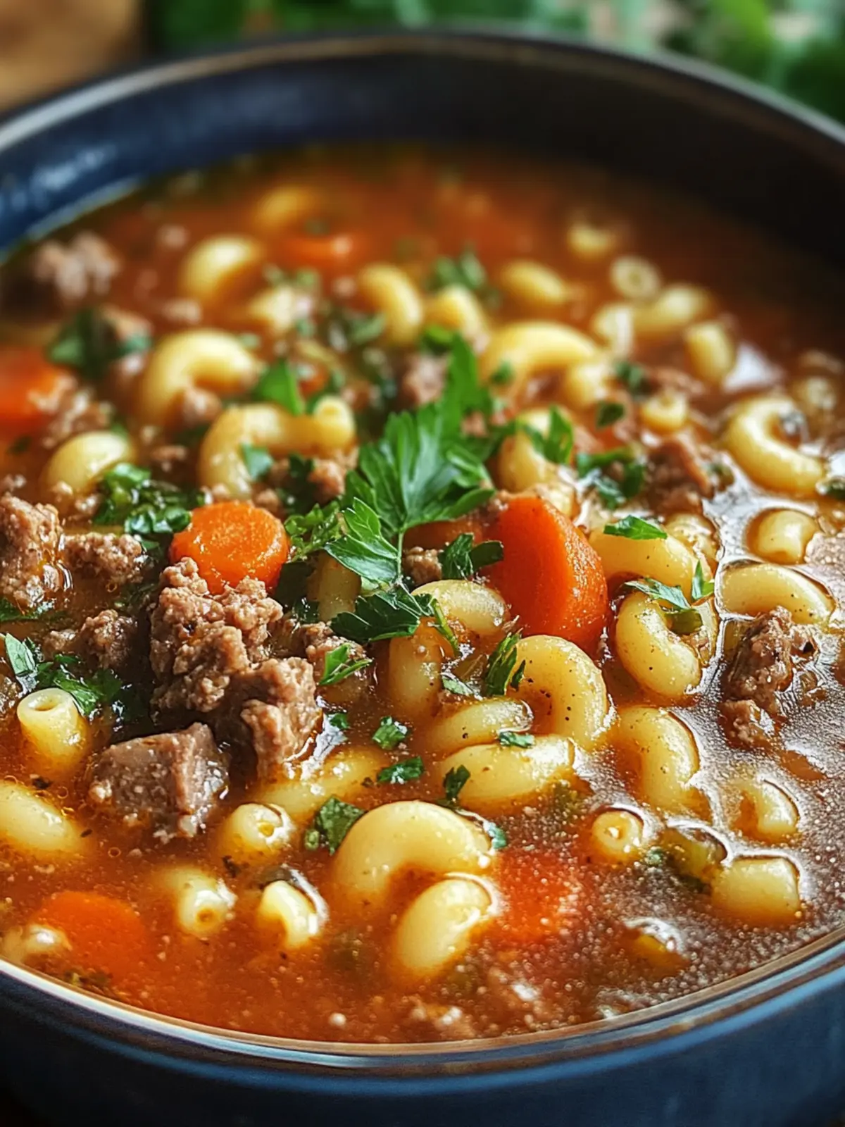 Hearty Beef and Macaroni Soup for Ultimate Cozy Nights 2 Beef and Macaroni Soup