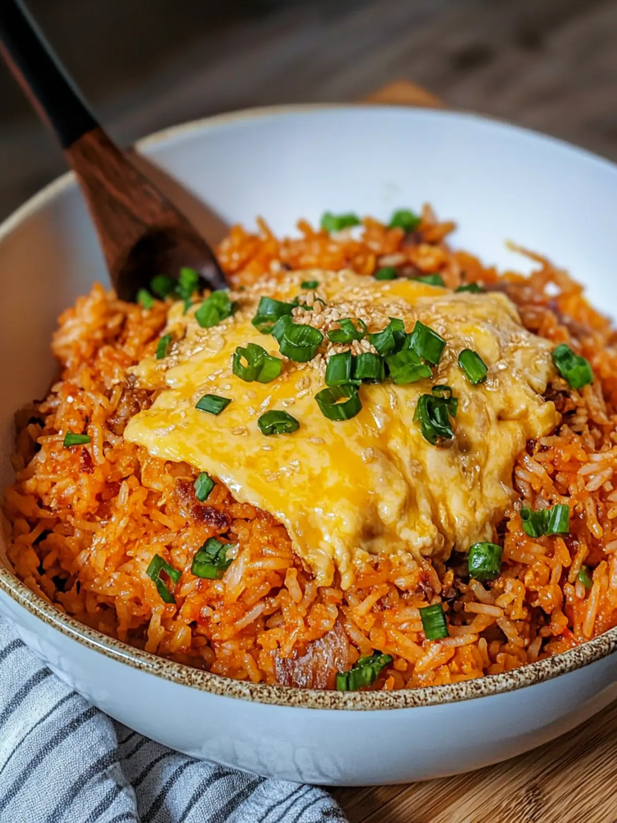 Cheese Sauce Kimchi Fried Rice: Comfort Food in 15 Minutes 4 Cheese Sauce Kimchi Fried Rice