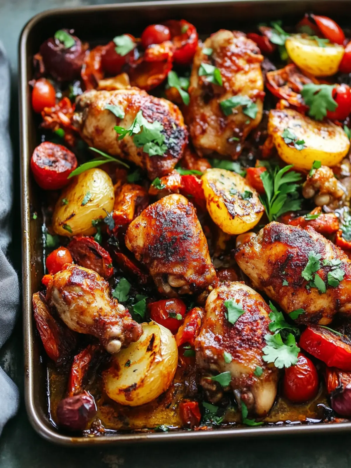 Spicy Sheet Pan Peri Peri Chicken that's a Weeknight Winner 2 Sheet Pan Peri Peri Chicken