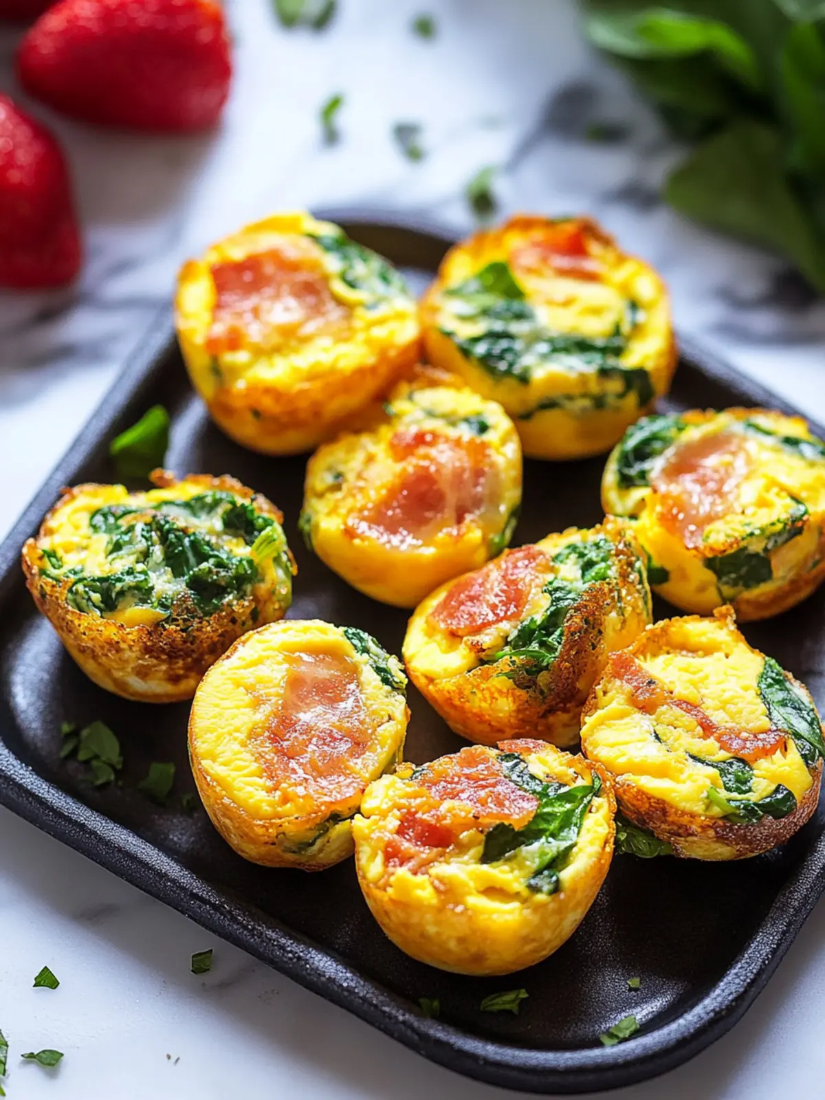 Bacon Gouda & Spinach Egg Bites for Busy Mornings 5 Bacon Gouda & Spinach Egg Bites