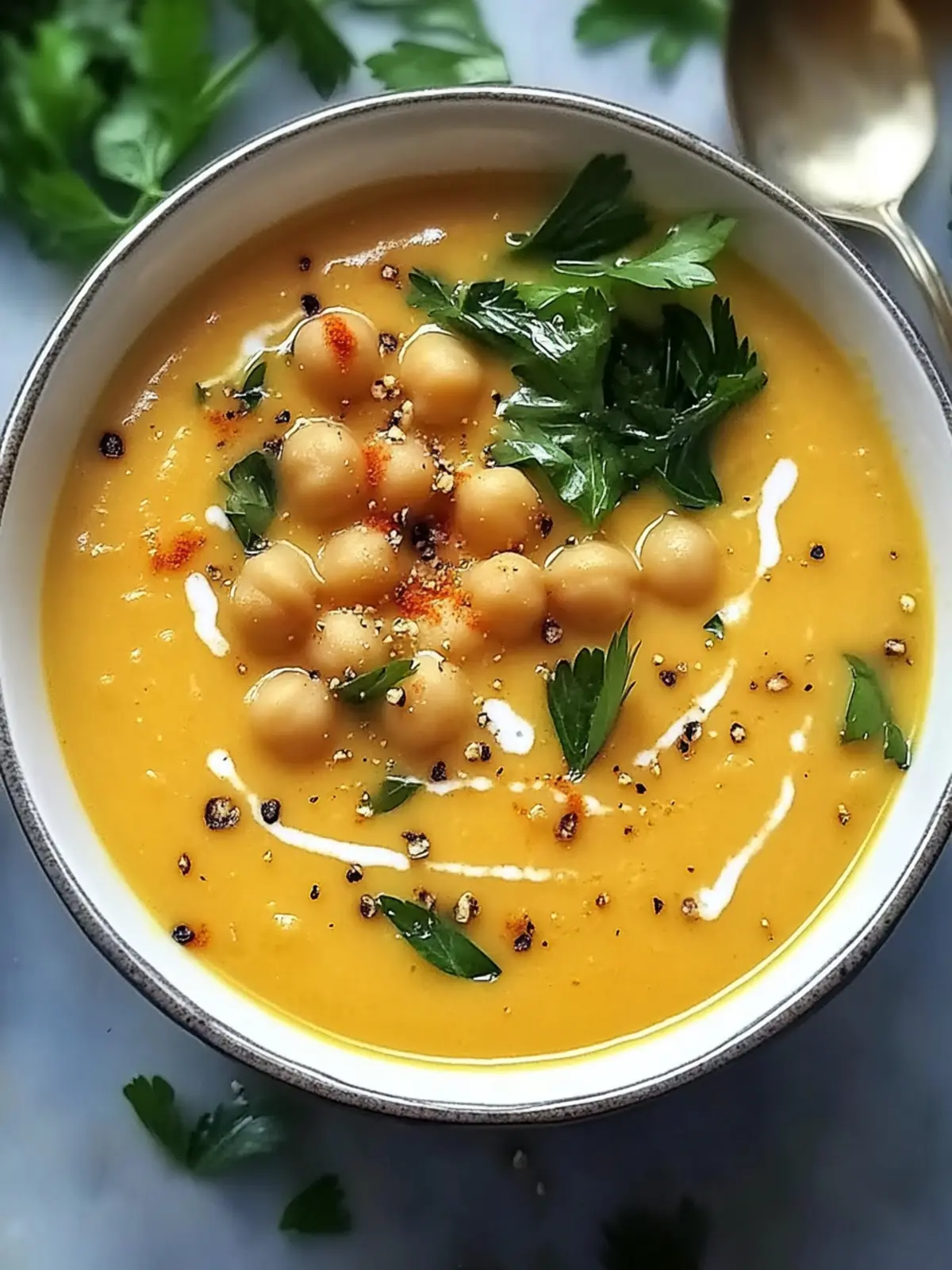 Creamy Easy Greek Chickpea Soup That Heals the Soul 4 Creamy Easy Greek Chickpea Soup
