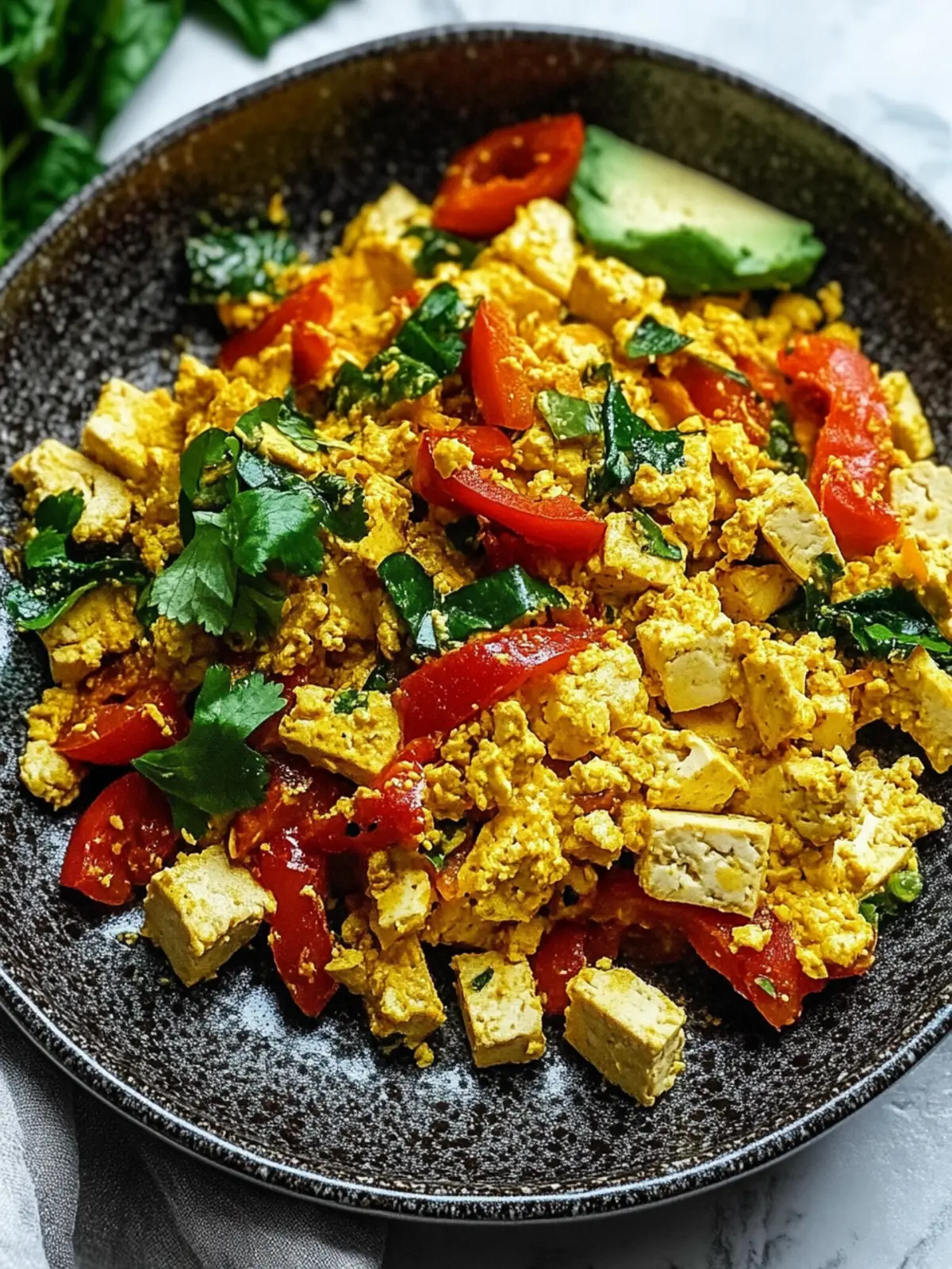 Delicious Tofu Scramble Ready in 20 Minutes or Less 5 Tofu Scramble