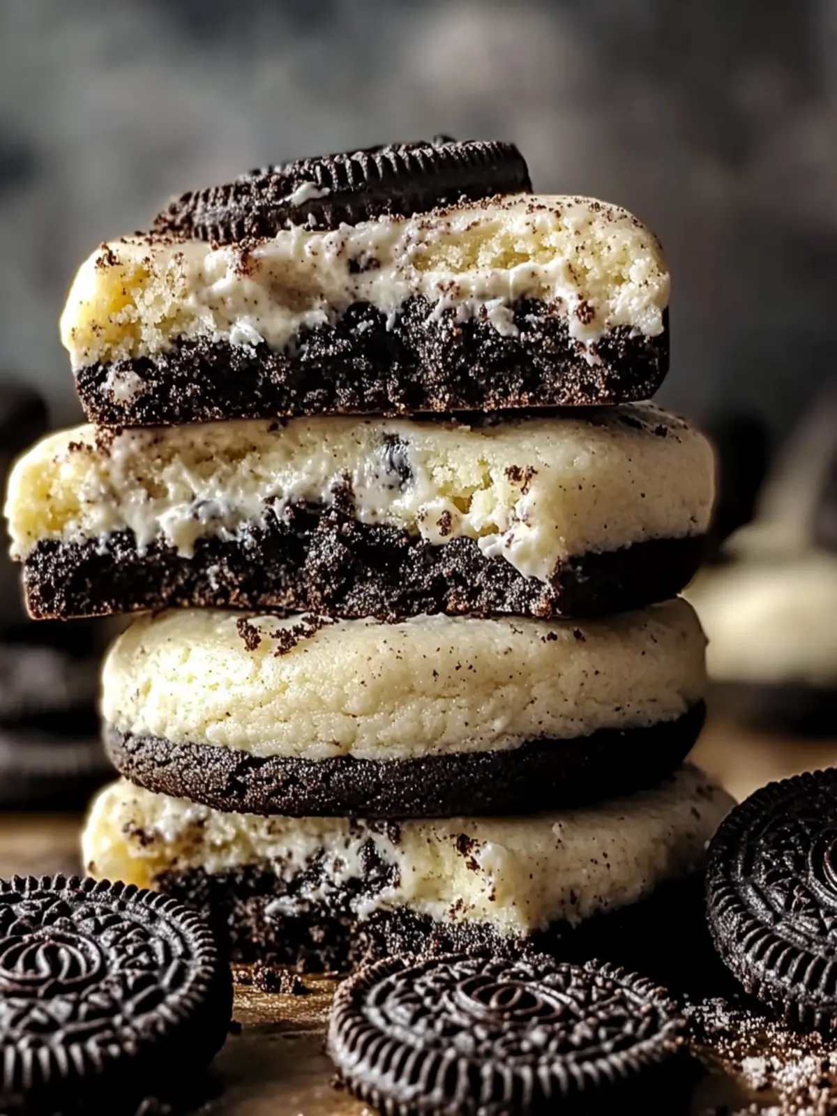Oreo Cheesecake Cookies: Chewy Bliss in Every Bite 4 Oreo Cheesecake Cookies