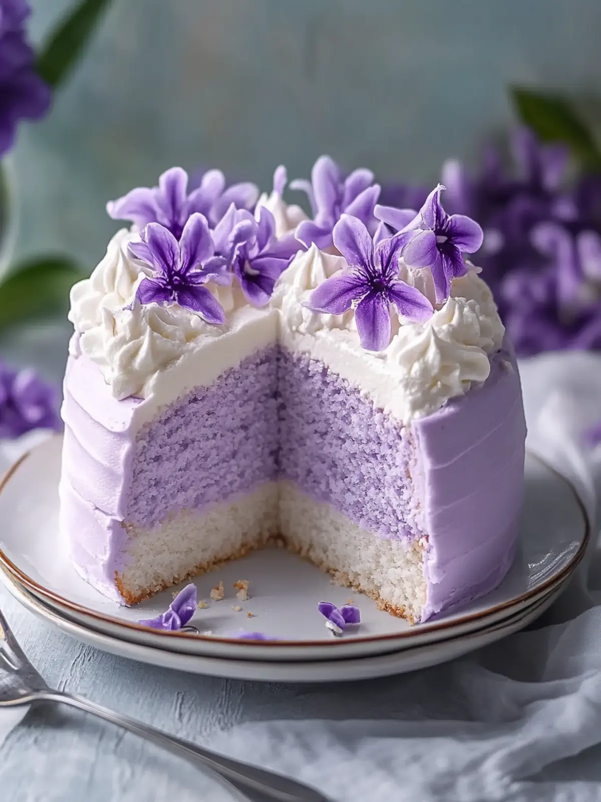 Fluffy Taro Ube Cloud Cake: The Lightest Dessert Heaven 4 Fluffy Taro Ube Cloud Cake