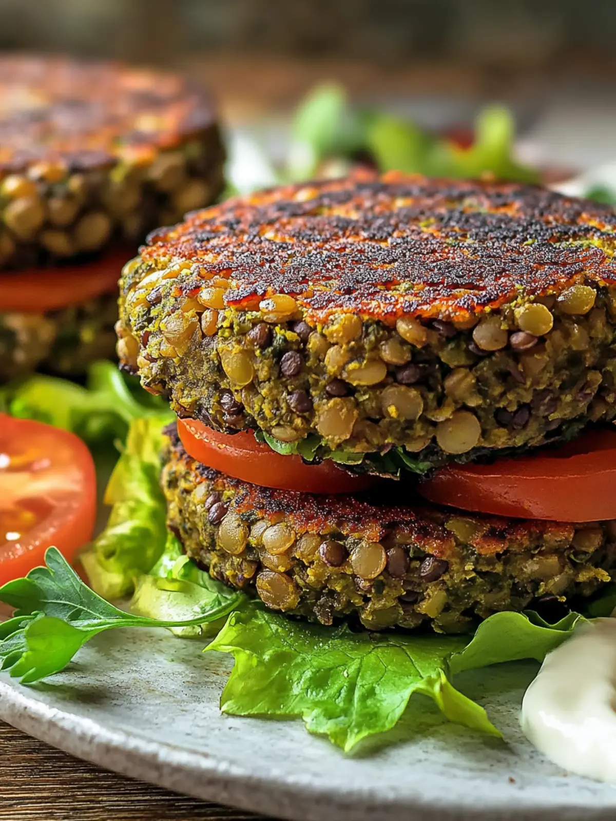 Savory Green Lentil Burgers You’ll Love for Healthy Meals 2 Green Lentil Burgers