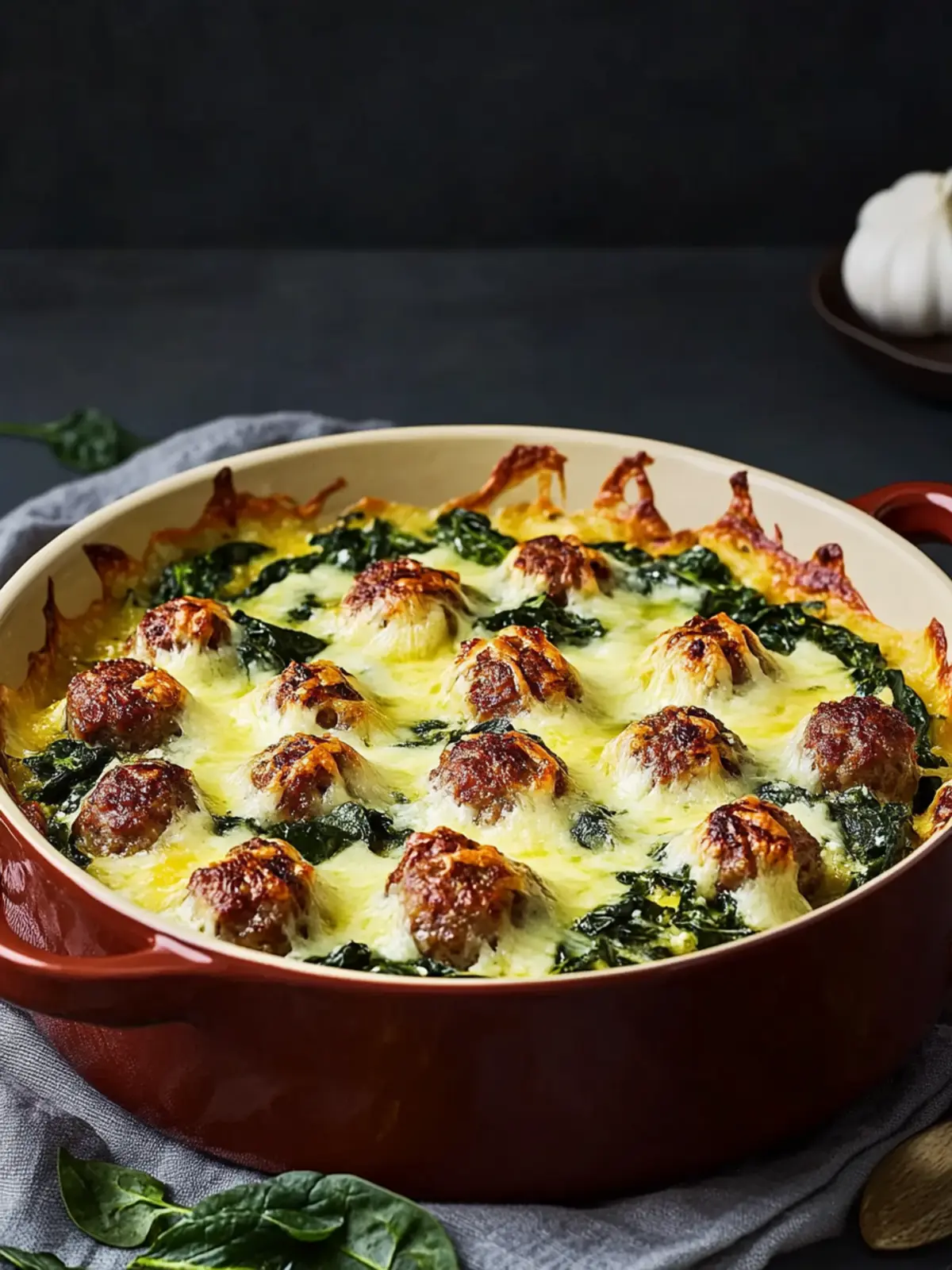 Keto Sausage Spinach Casserole for Easy Weeknight Comfort 2 Keto Sausage Spinach Casserole