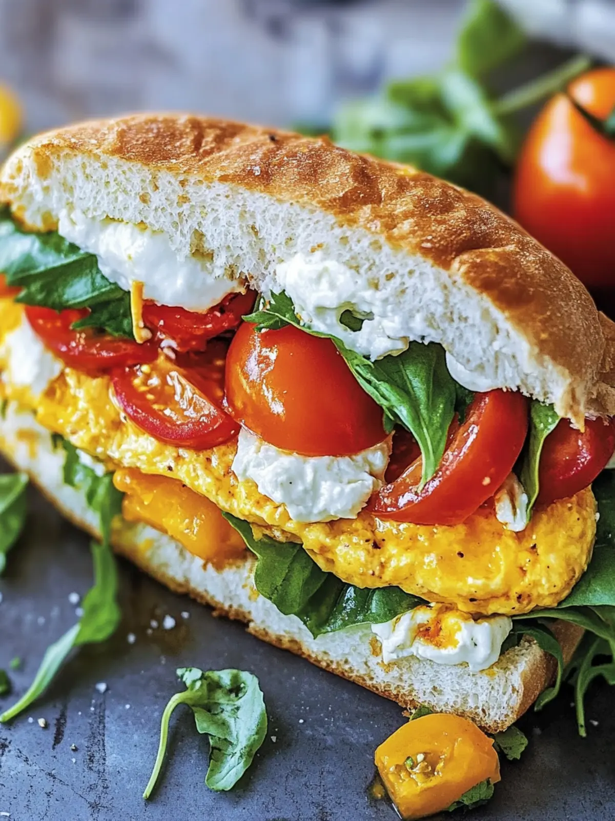 Savory Mediterranean Breakfast Sandwich for Energized Mornings 4 Mediterranean Breakfast Sandwich