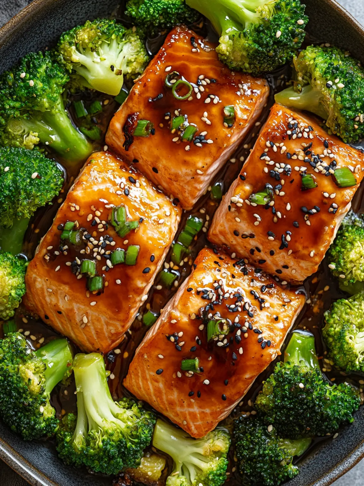Ginger Soy Glazed Salmon with Broccoli in Under 30 Minutes 3 Ginger Soy Glazed Salmon with Broccoli