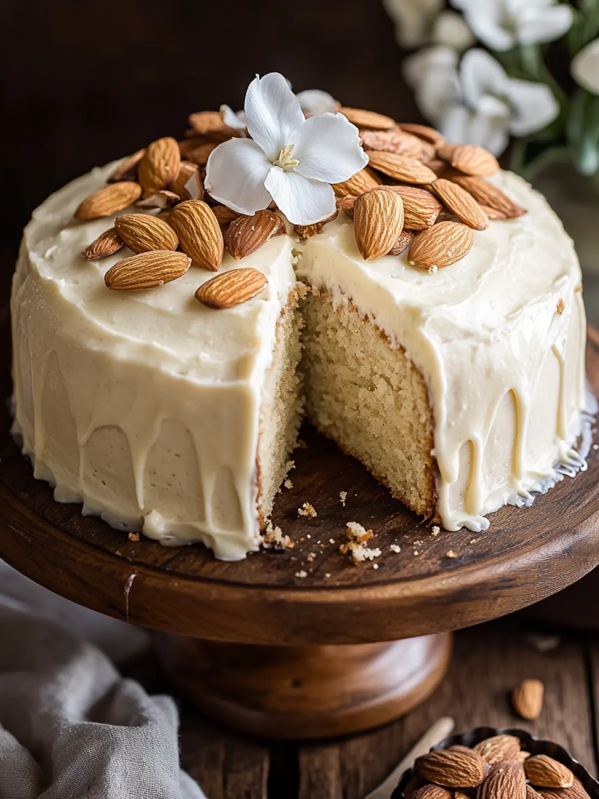 Vanilla Bean Almond Cake: A Soft Slice of Heaven at Home 2 Vanilla Bean Almond Cake
