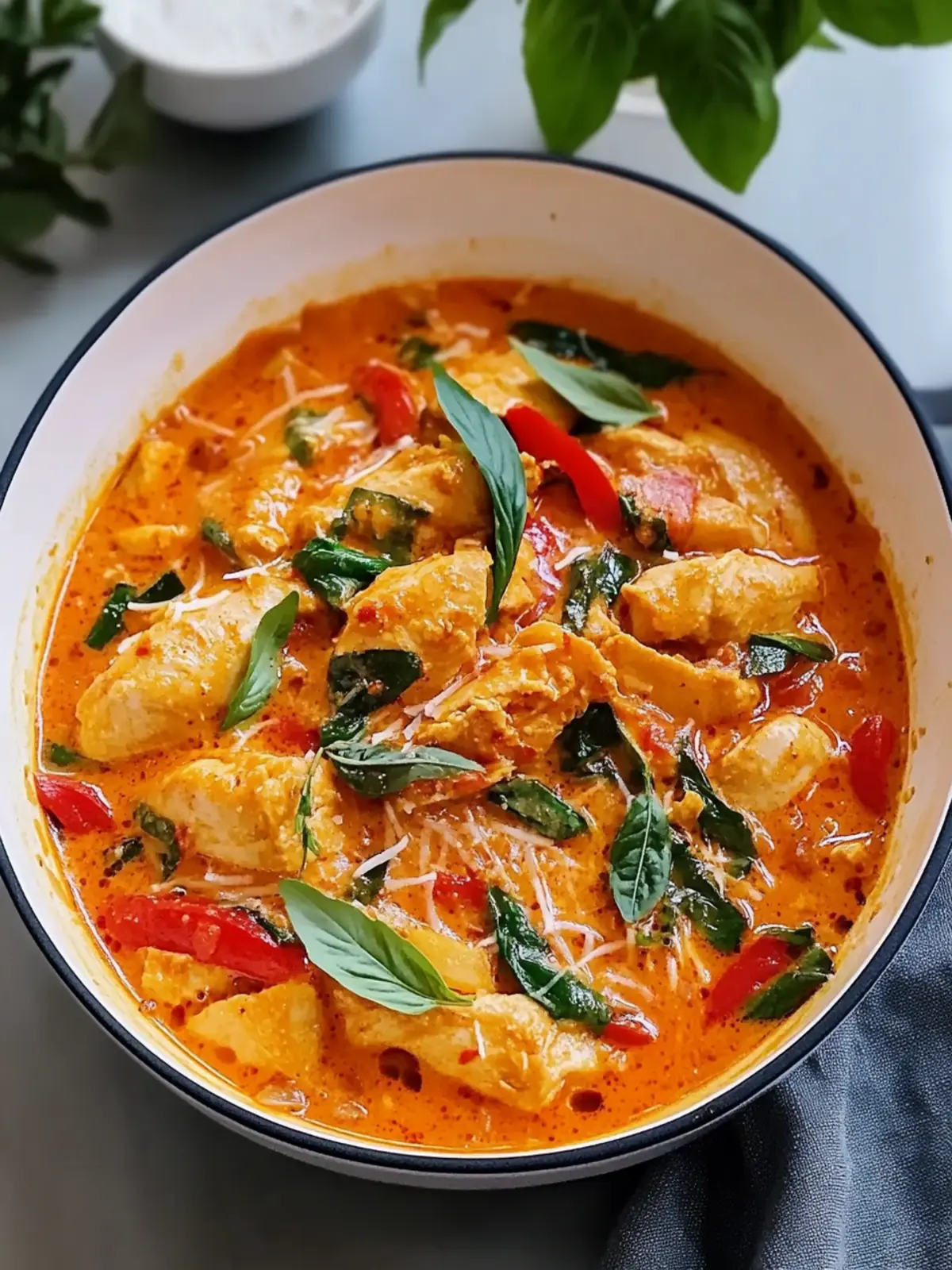 One Pot Thai Coconut Red Curry Chicken Ready in 30 Minutes 5 One Pot Thai Coconut Red Curry Chicken