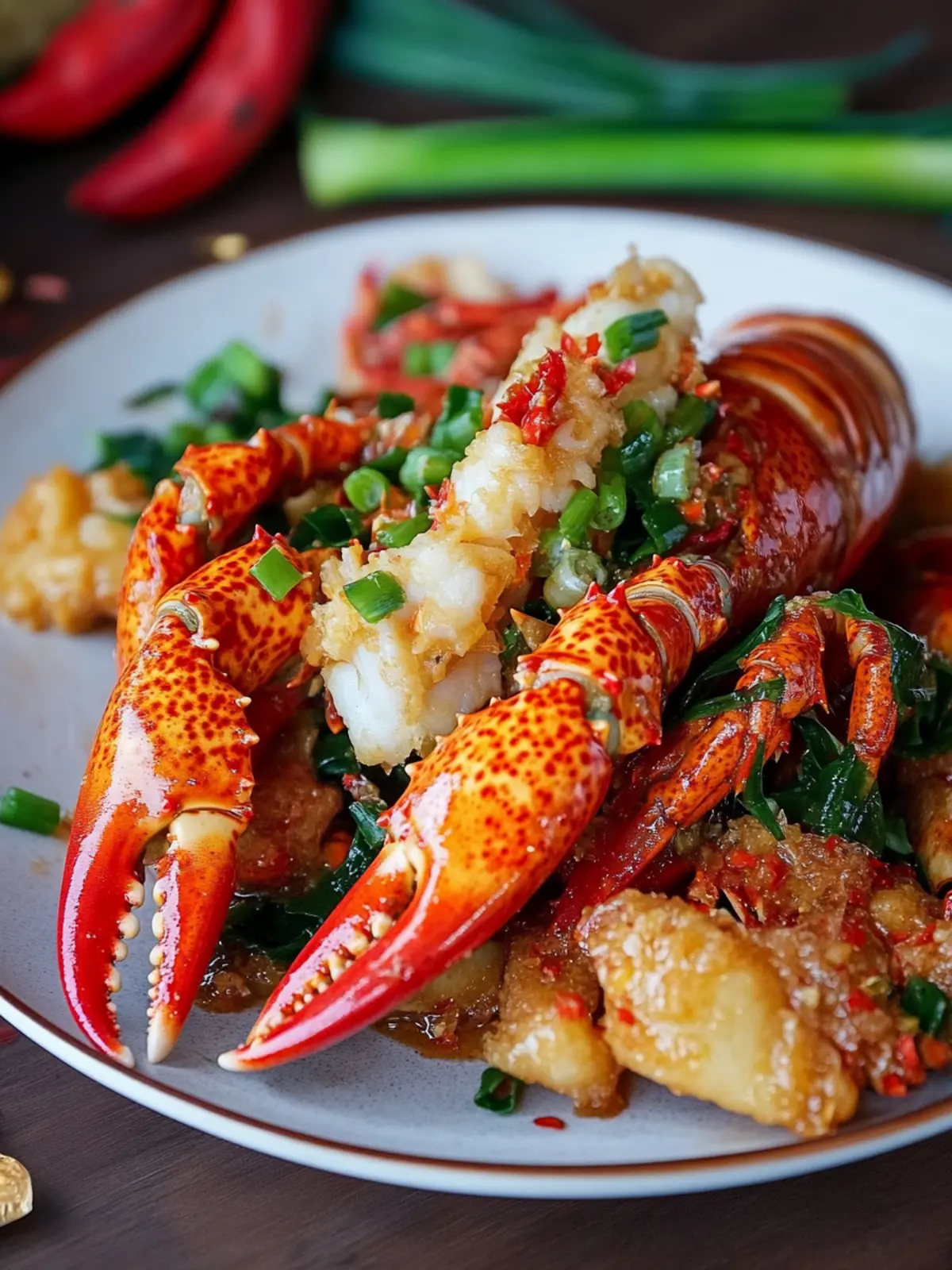 Cantonese Style Ginger Scallion Lobster in Under an Hour 3 Cantonese Style Ginger Scallion Lobster