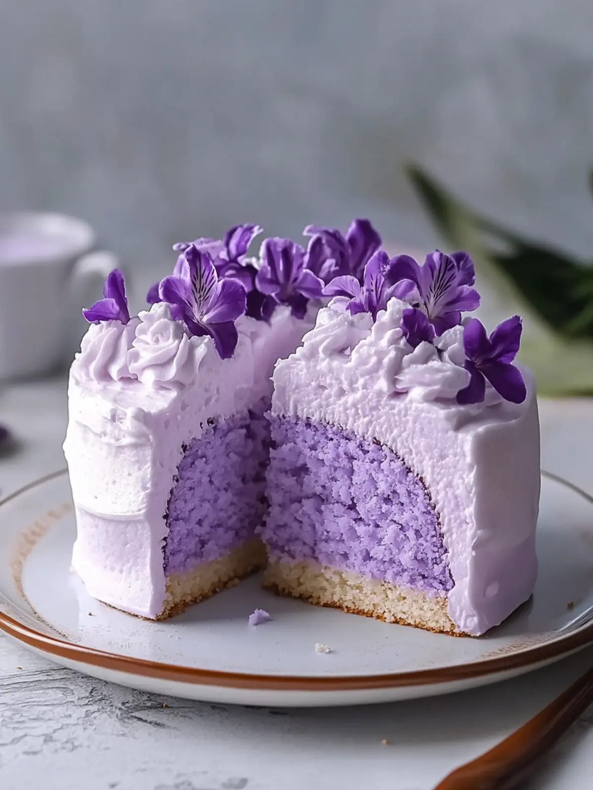 Fluffy Taro Ube Cloud Cake: The Lightest Dessert Heaven 3 Fluffy Taro Ube Cloud Cake