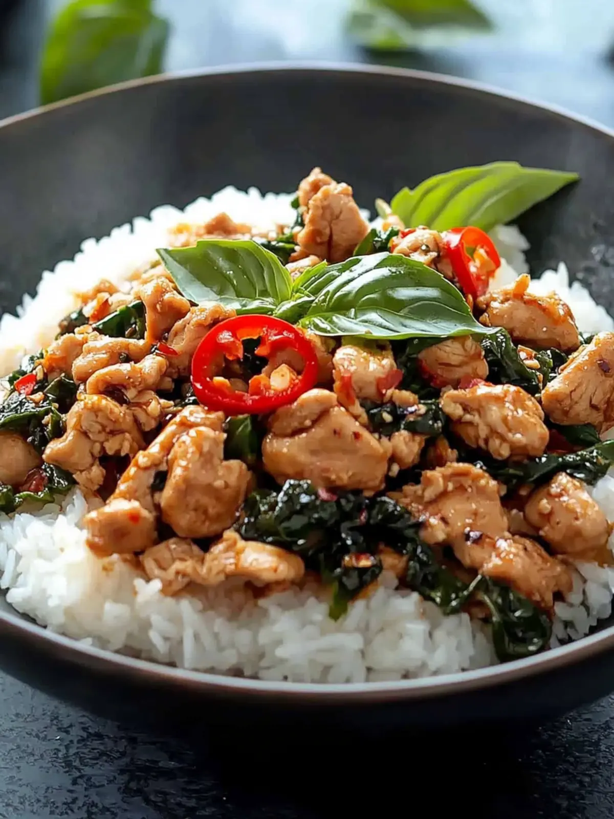 Easy Spicy Thai Basil Chicken: A Flavorful Weeknight Winner 3 Easy Spicy Thai Basil Chicken