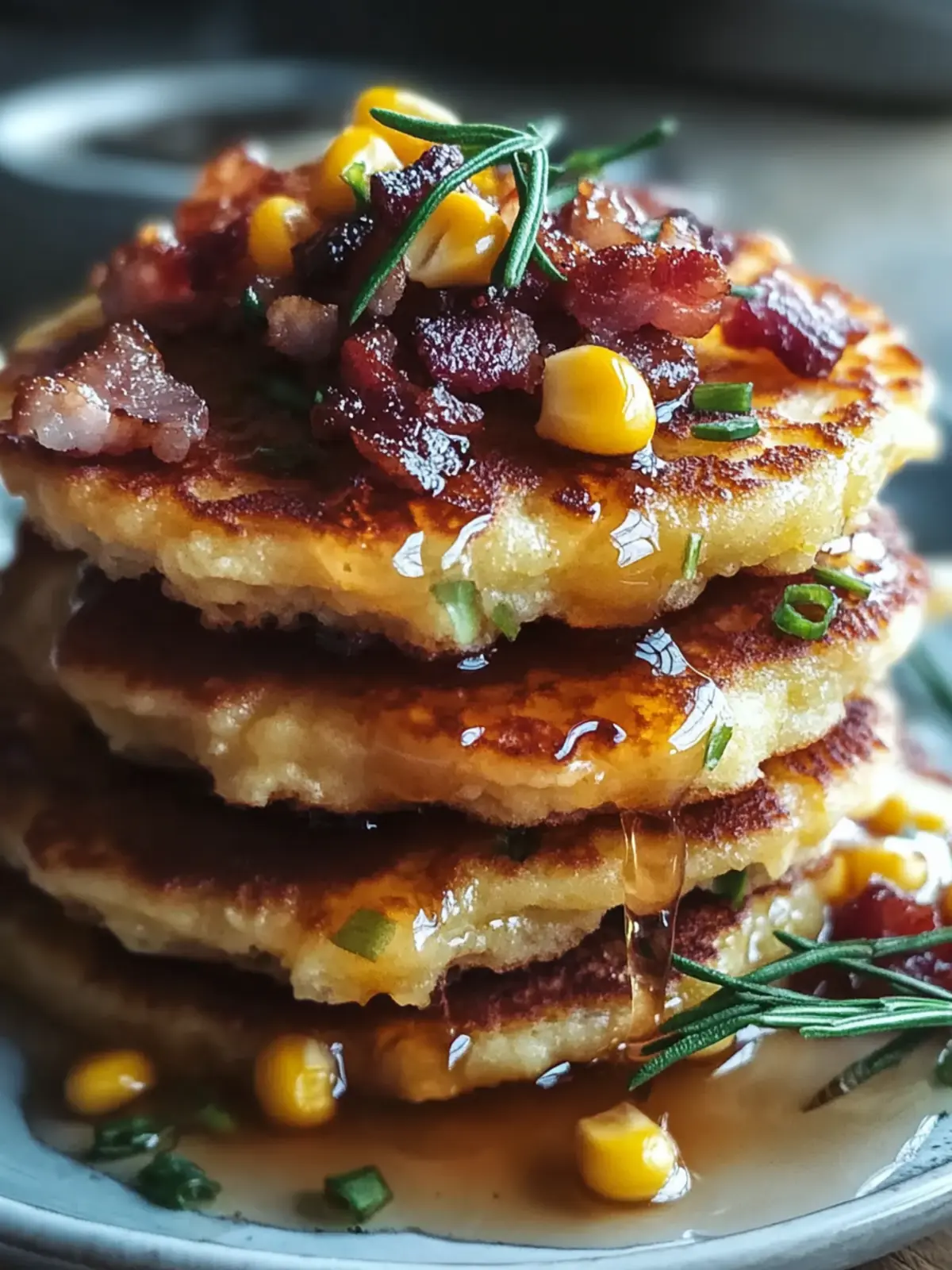 Bacon Corn Griddle Cakes: Fluffy Breakfast Bliss Awaits 2 Bacon Corn Griddle Cakes