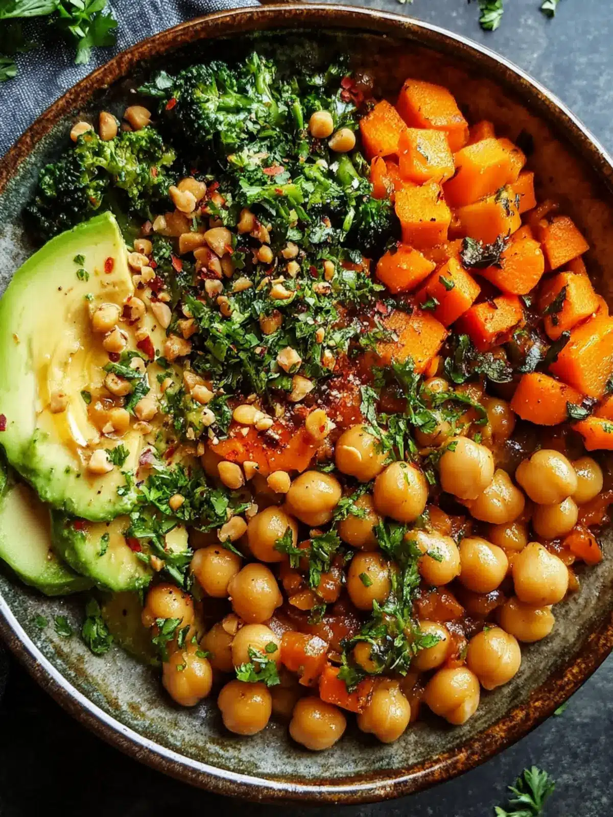 Cozy Winter Veggie Chickpea Bowl for a Hearty Vegan Meal 5 Winter Veggie Chickpea Bowl