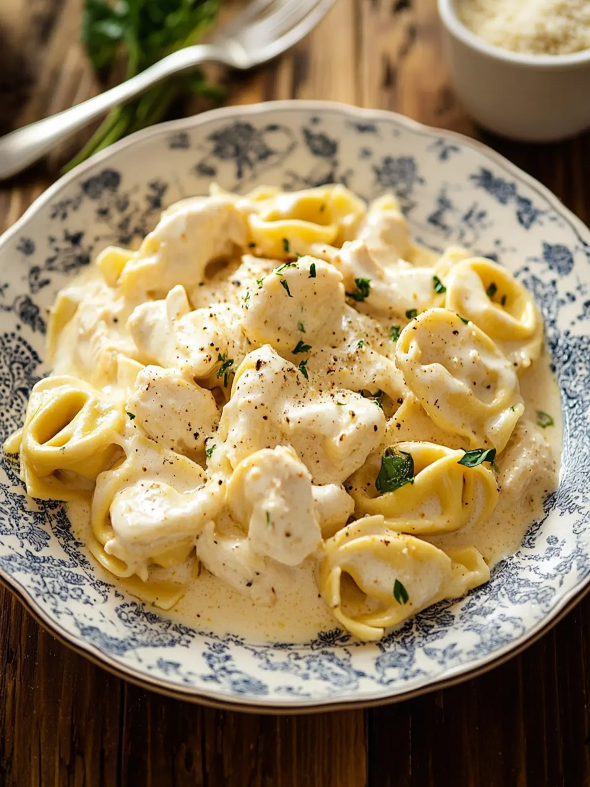 Creamy Chicken Tortellini Alfredo in Just 25 Minutes! 4 Chicken Tortellini Alfredo