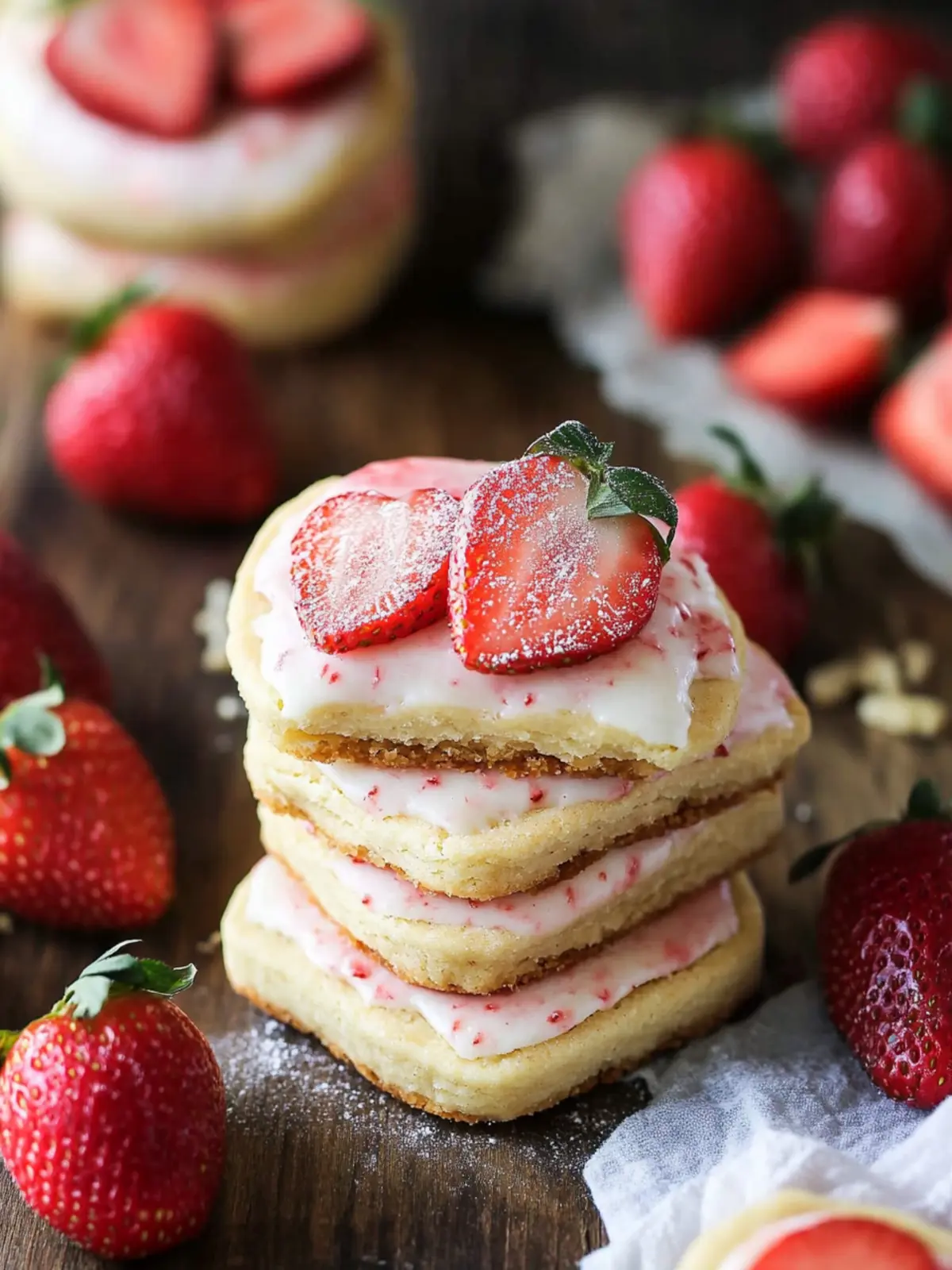 Strawberry Shortbread Cookies Made Easy for Sweet Moments 3 Strawberry Shortbread Cookies