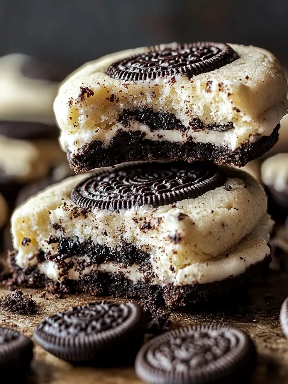 Oreo Cheesecake Cookies: Chewy Bliss in Every Bite 5 Oreo Cheesecake Cookies