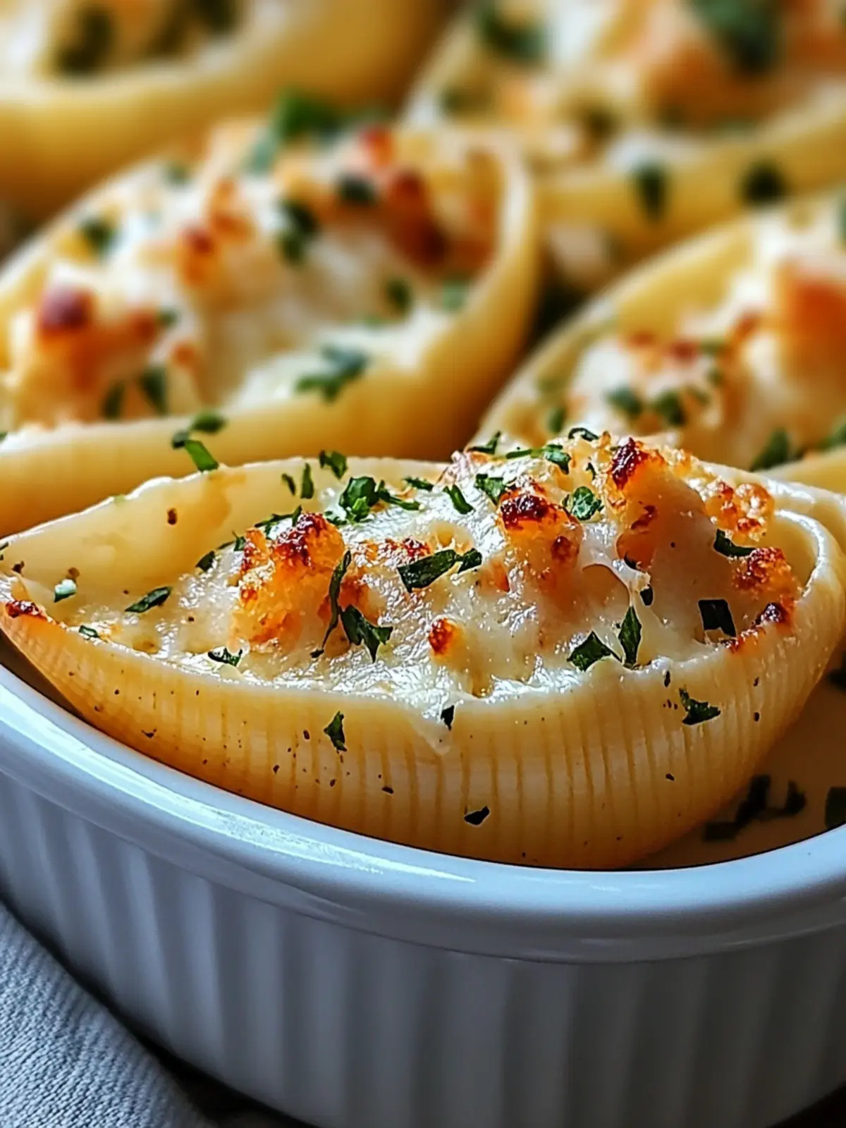 Creamy Seafood Stuffed Shells: Luxuriously Comforting Delight 4 Creamy Seafood Stuffed Shells