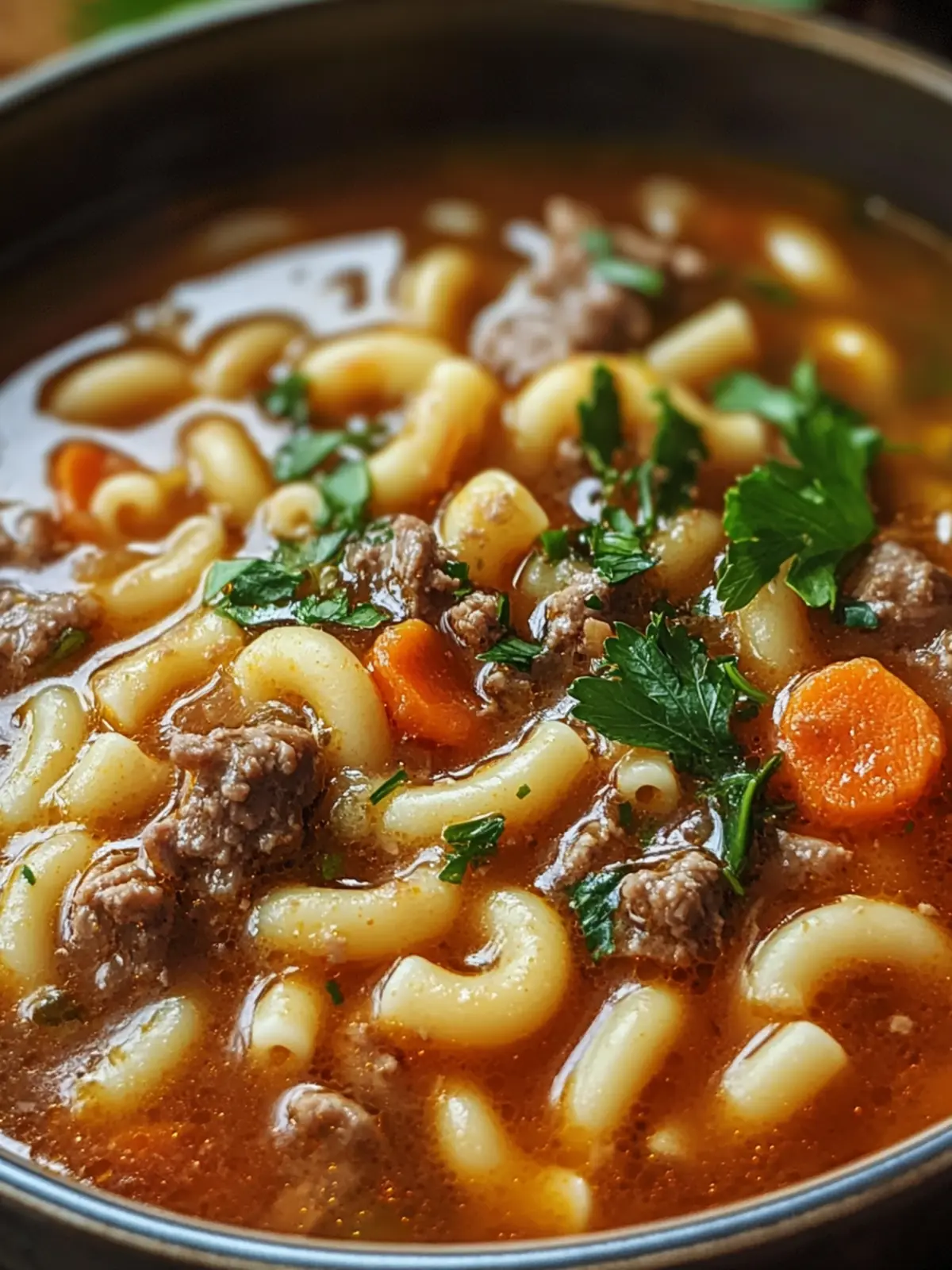 Hearty Beef and Macaroni Soup for Ultimate Cozy Nights 3 Beef and Macaroni Soup
