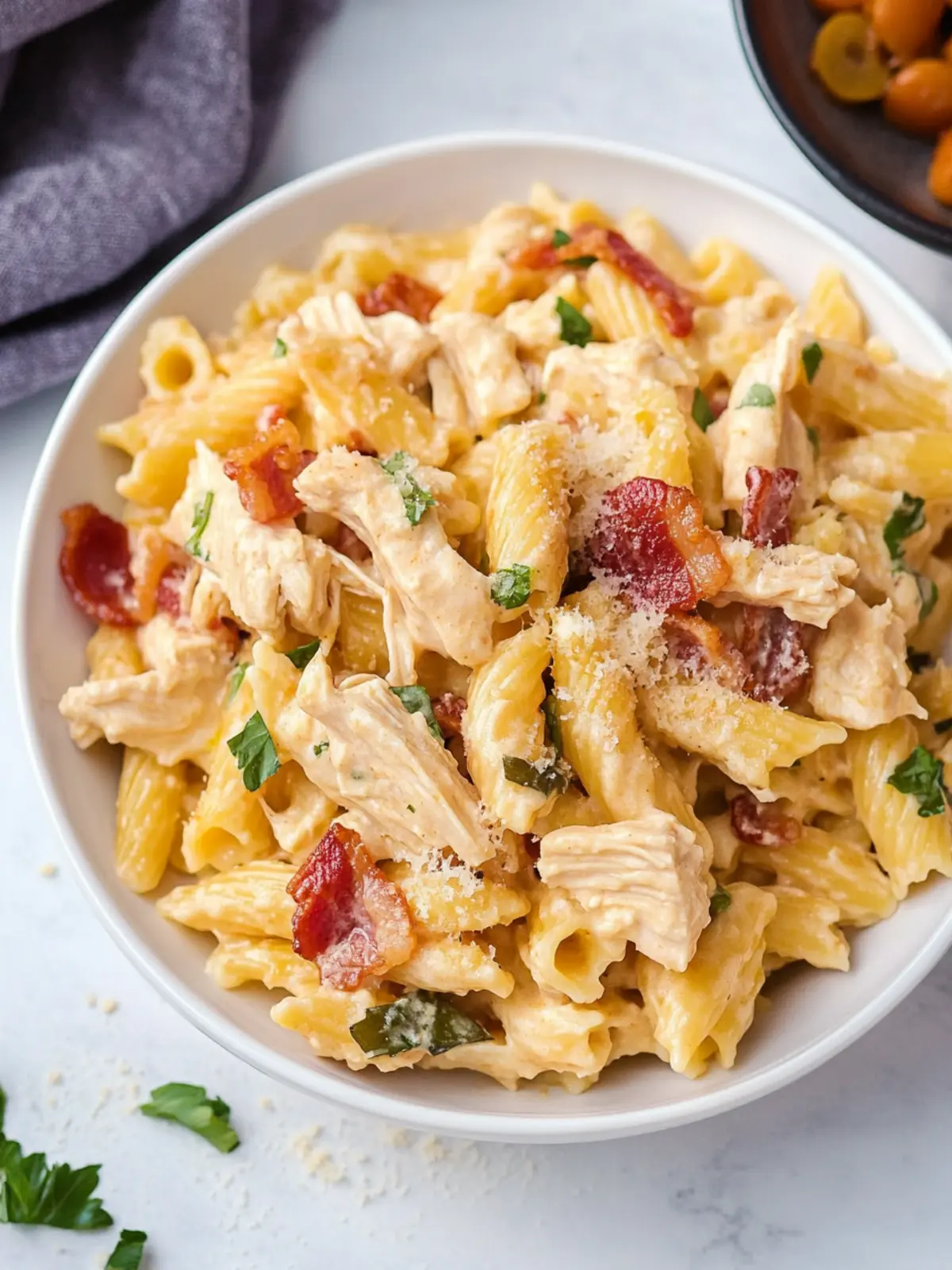 Creamy Chicken Bacon Ranch Pasta for Ultimate Comfort Food 4 Chicken Bacon Ranch Pasta