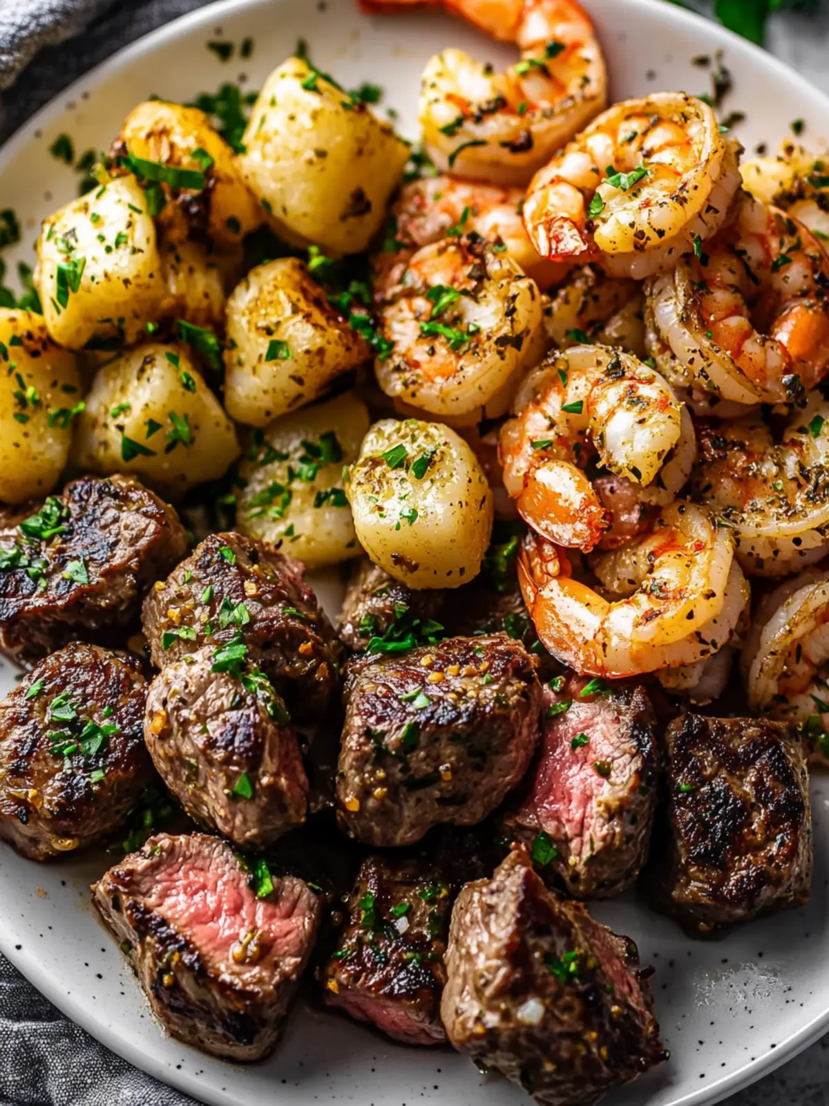 Sizzle Up Garlic Butter Steak Bites & Shrimp for Quick Delights 2 Garlic Butter Steak Bites & Shrimp