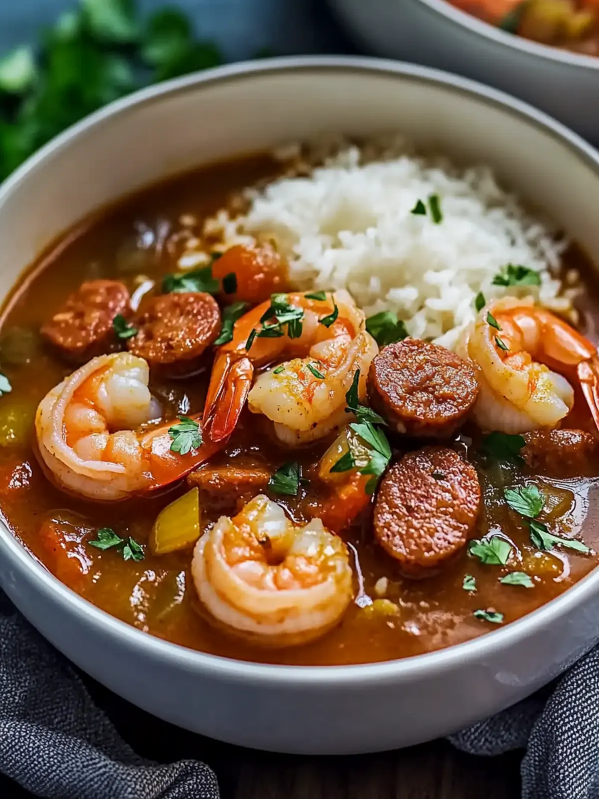 Savory Shrimp and Sausage Gumbo for Ultimate Comfort Cooking 5 Shrimp and Sausage Gumbo