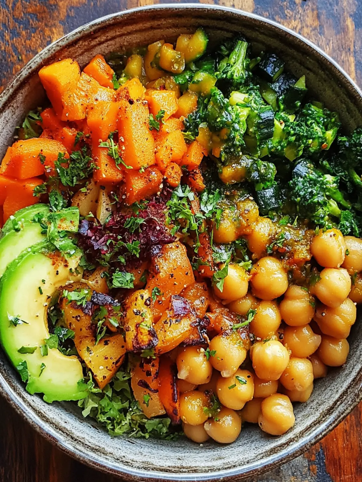 Cozy Winter Veggie Chickpea Bowl for a Hearty Vegan Meal 3 Winter Veggie Chickpea Bowl