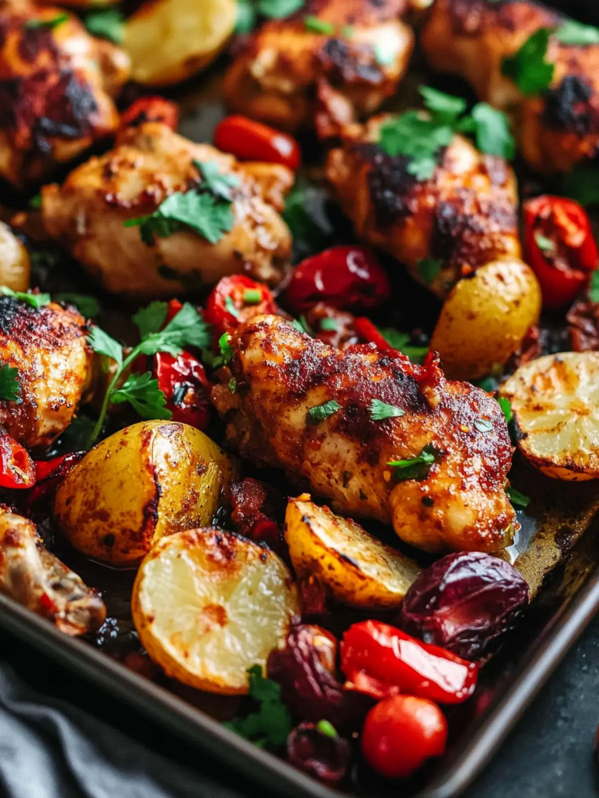 Spicy Sheet Pan Peri Peri Chicken that's a Weeknight Winner 3 Sheet Pan Peri Peri Chicken