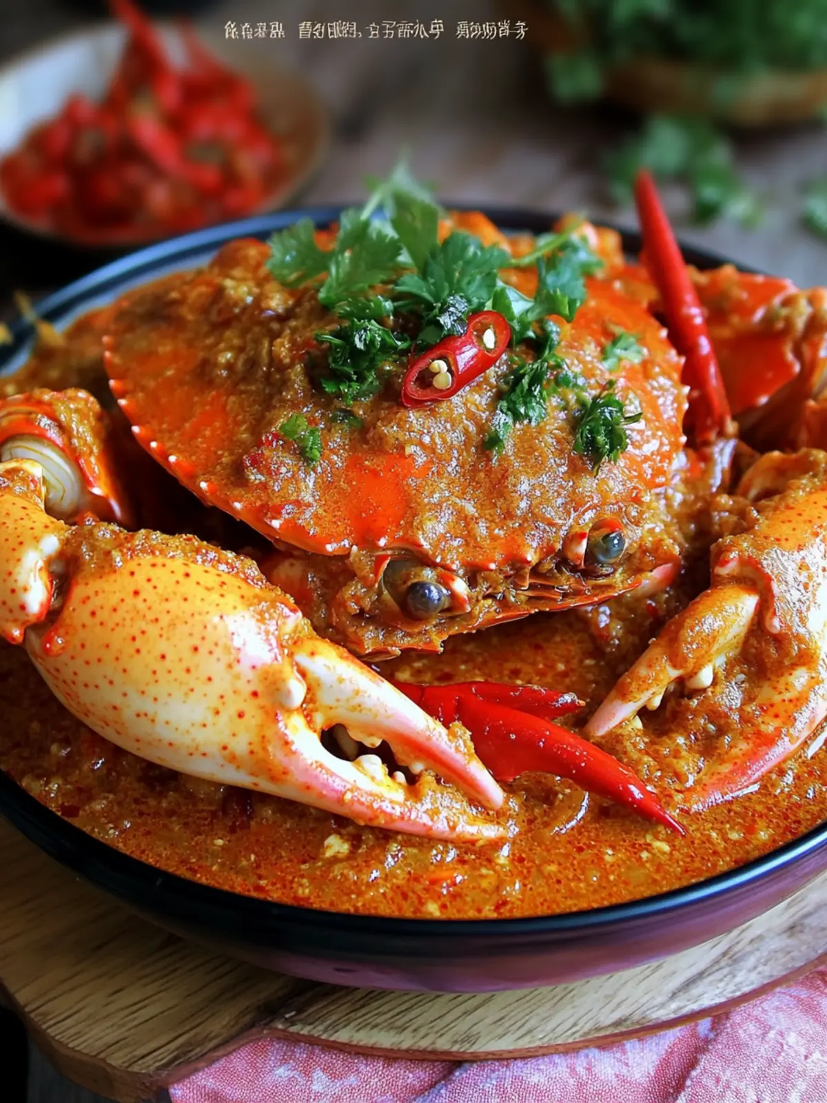 Dive into the BEST Singapore Chilli Crab Recipe for Home Chefs 3 BEST Singapore Chilli Crab