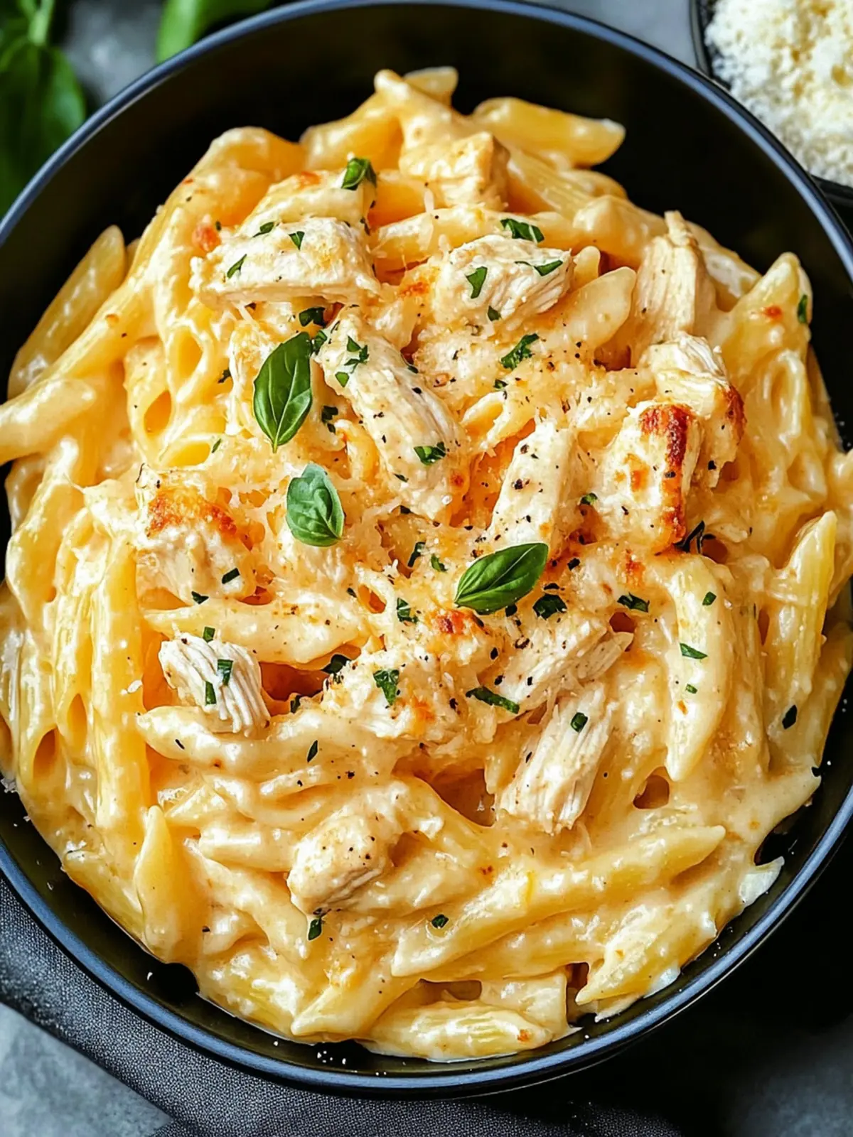 Creamy Buffalo Chicken Alfredo Pasta Ready in 30 Minutes 3 Buffalo Chicken Alfredo Pasta