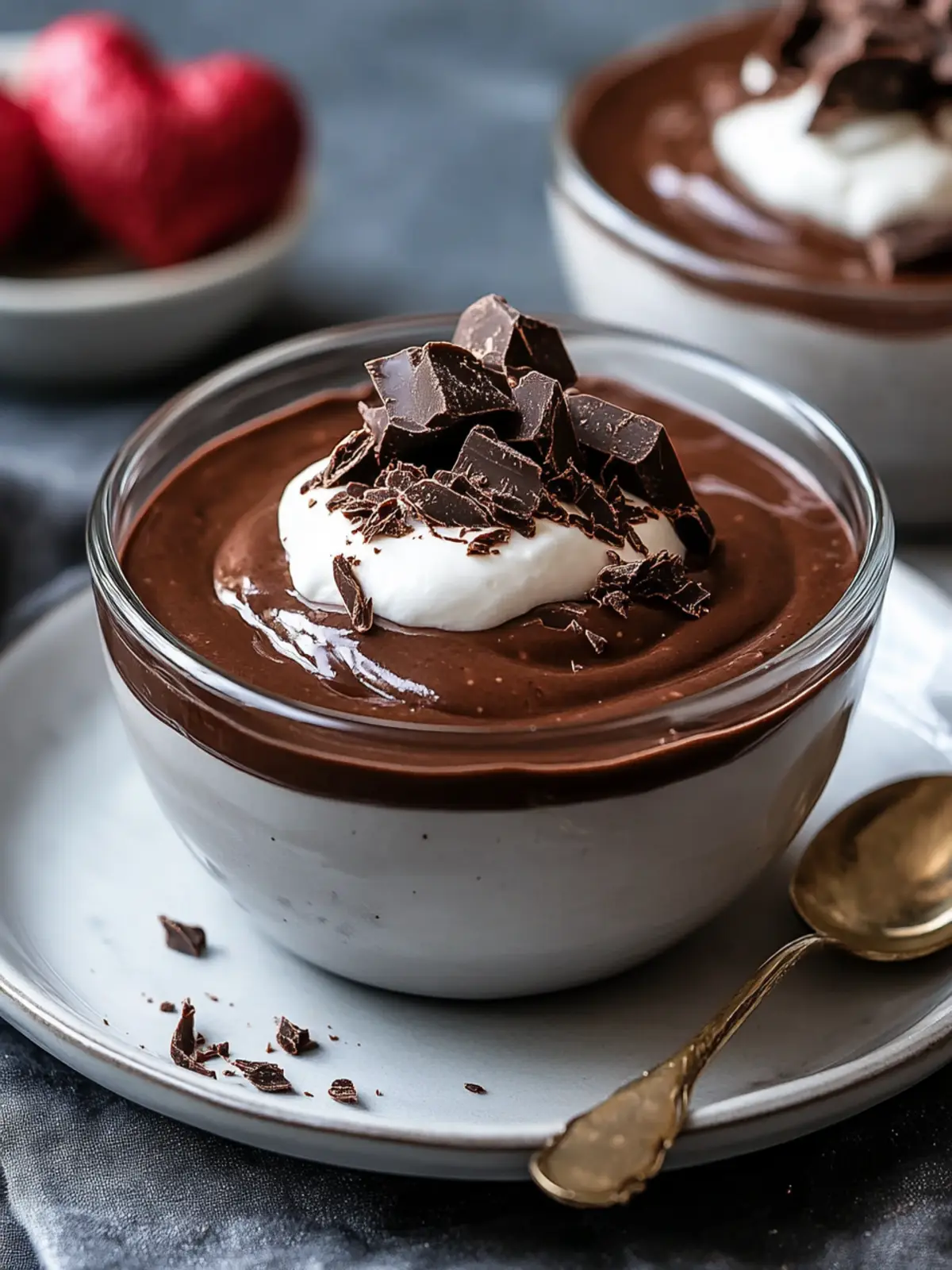 Decadent Valentine’s Day Dark Chocolate Pudding You’ll Love 3 Valentine’s Day Dark Chocolate Pudding