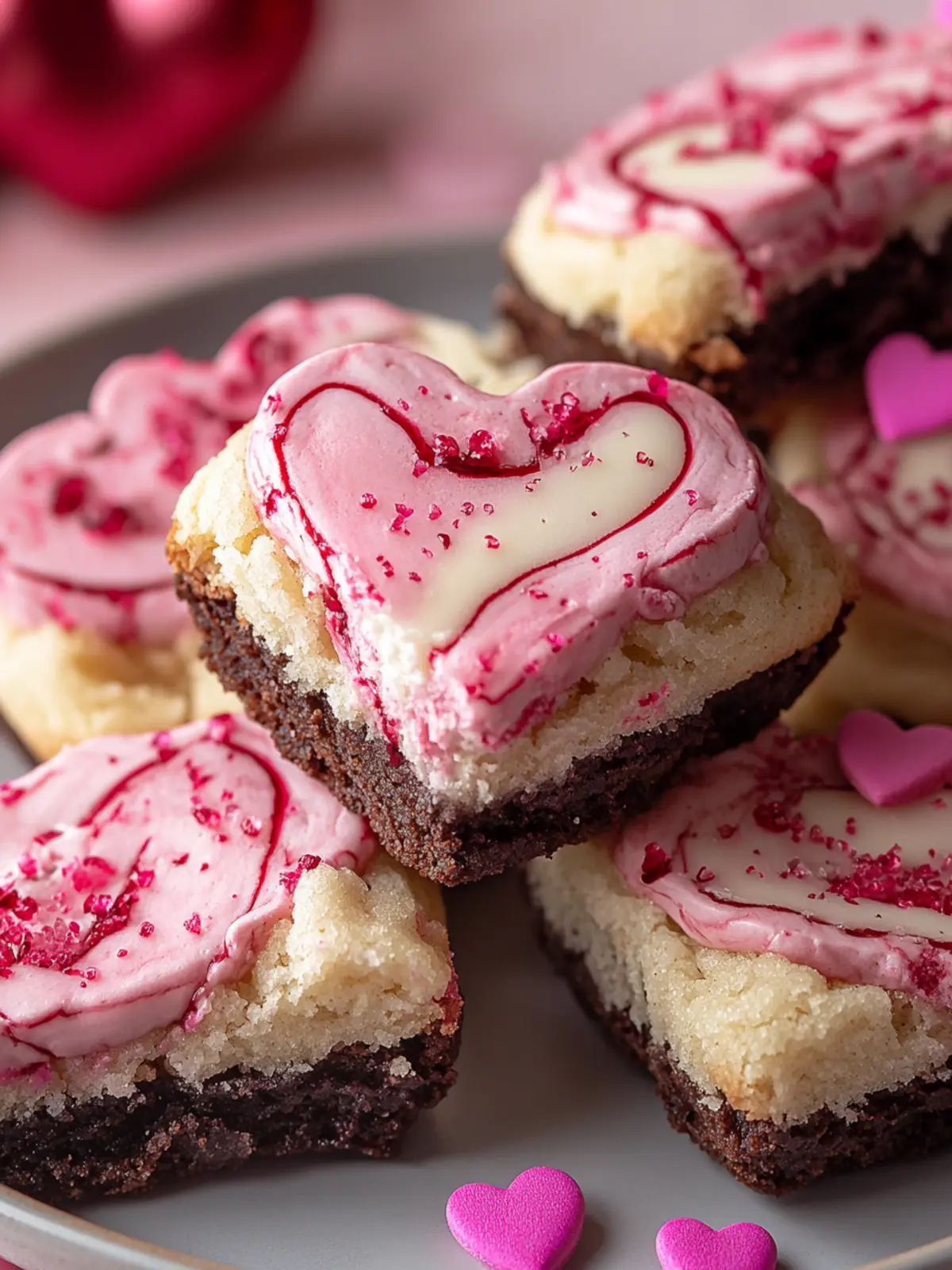 Valentine Brookies: Irresistible Brownie and Cookie Delight 4 Valentine Brookies