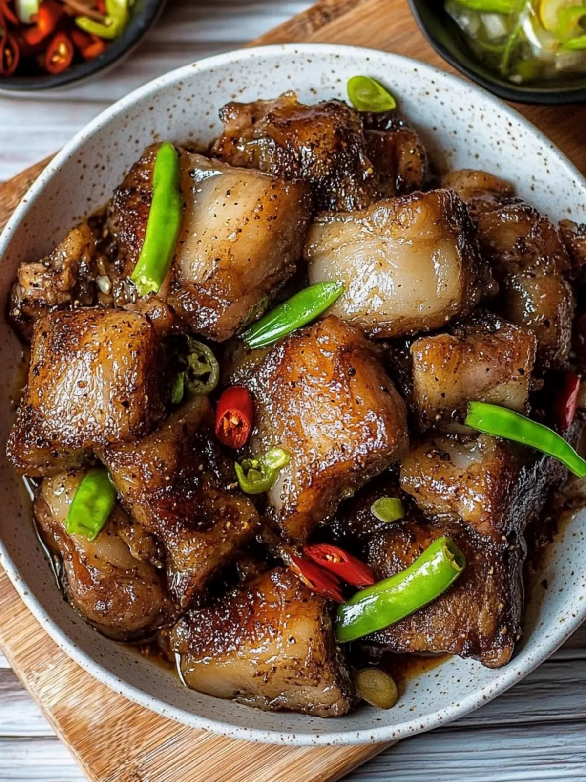 Twice Cooked Black Pepper Pork Belly: Crispy & Tender Bliss 3 Twice Cooked Black Pepper Pork Belly