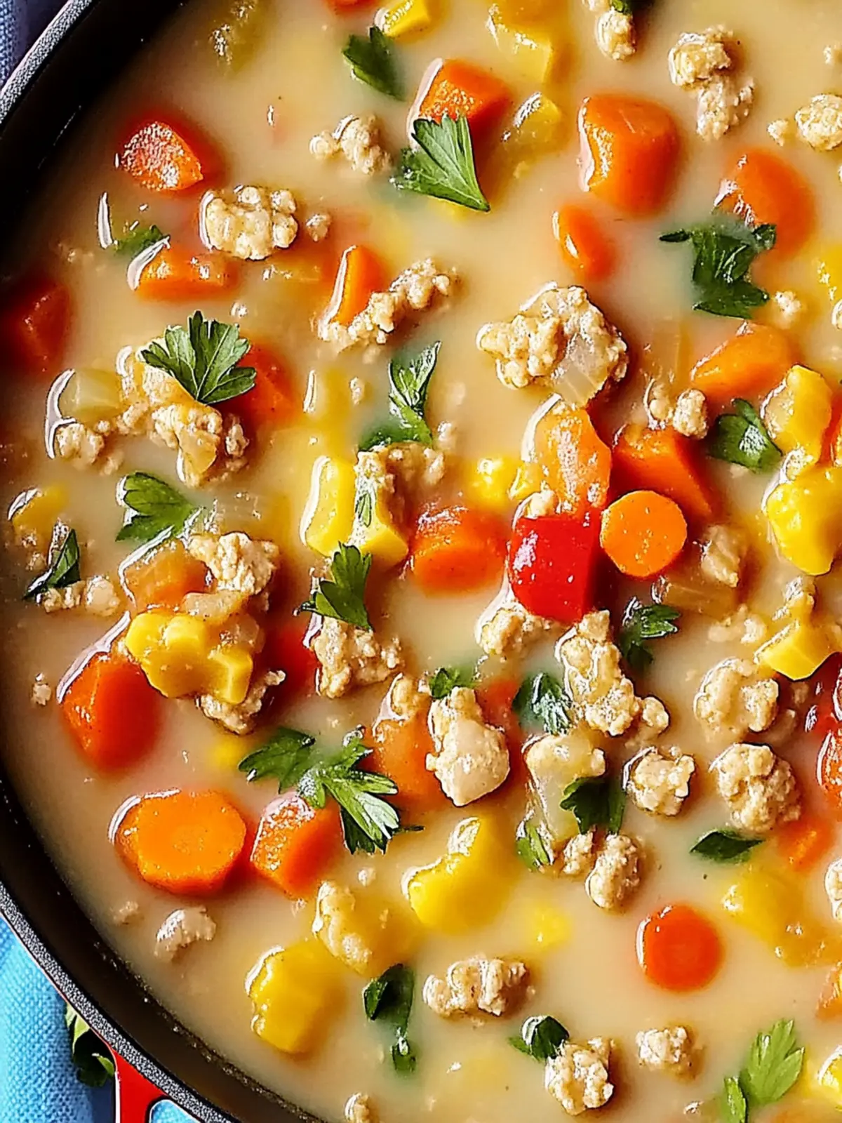 Delicious Ground Turkey Soup with Veggies for Cozy Nights 4 Ground Turkey Soup with Veggies