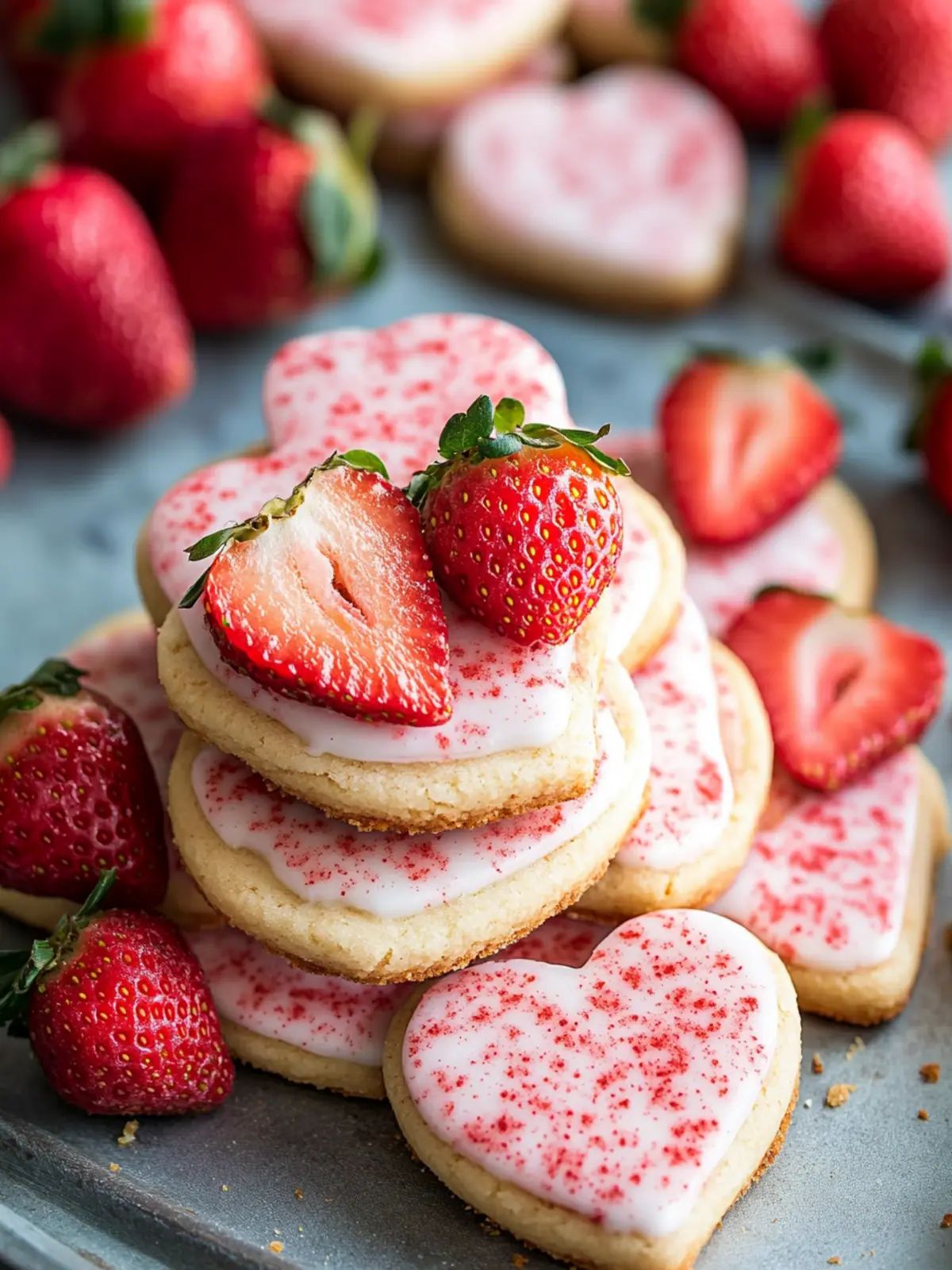 Strawberry Shortbread Cookies Made Easy for Sweet Moments 2 Strawberry Shortbread Cookies