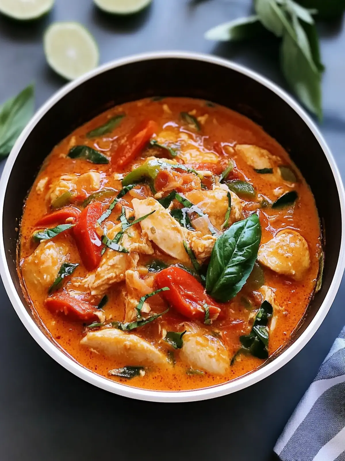 One Pot Thai Coconut Red Curry Chicken Ready in 30 Minutes 4 One Pot Thai Coconut Red Curry Chicken