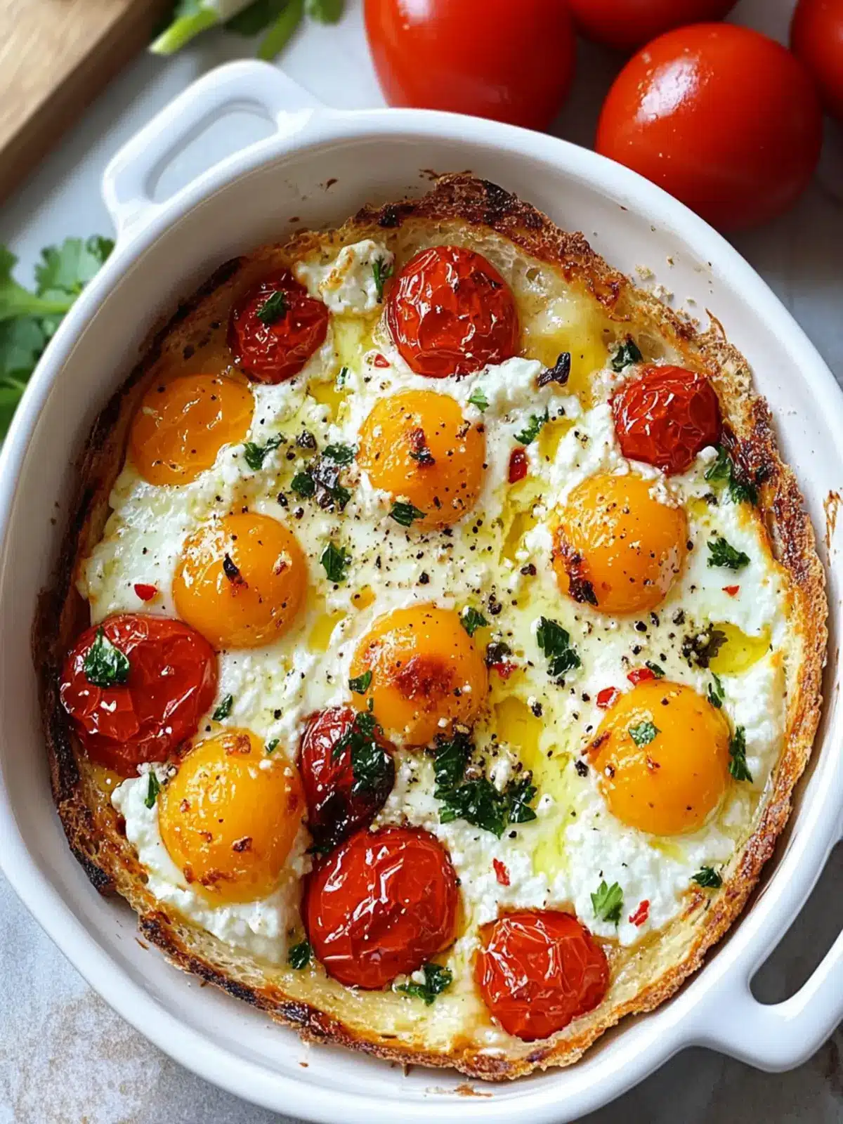 Baked Feta Eggs: A Creamy Mediterranean Delight at Home 5 Baked Feta Eggs