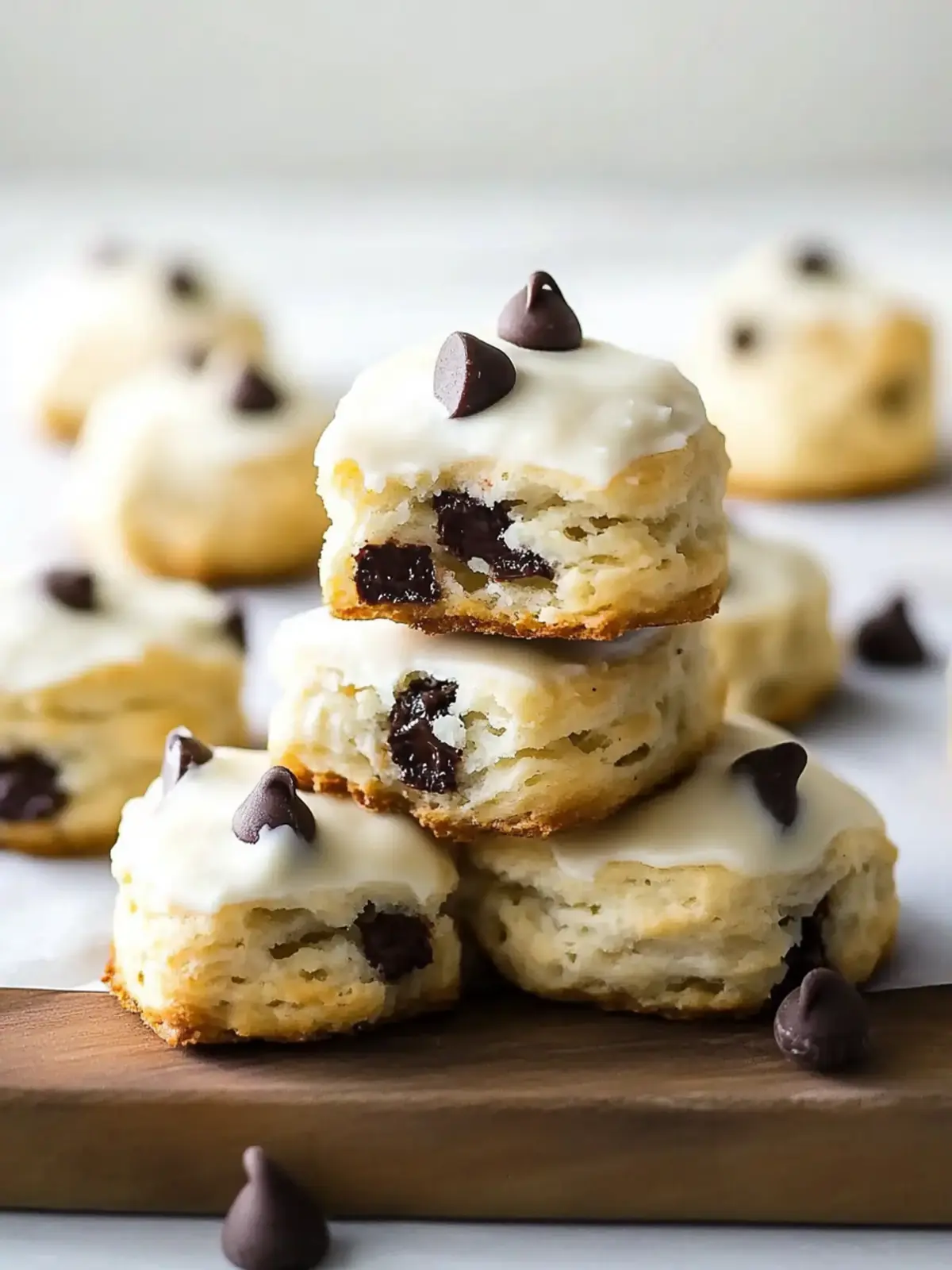 Cream Cheese Chocolate Chip Biscuits for a Sweet Start 4 Cream Cheese Chocolate Chip Biscuits