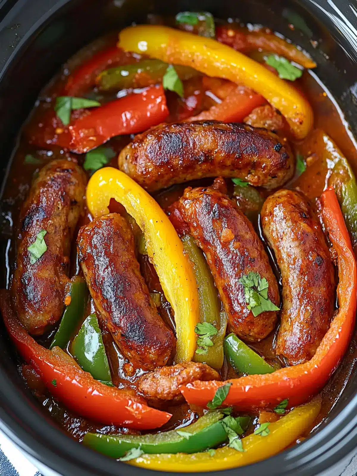 Irresistible Crockpot Sausage and Peppers for Easy Dinners 5 Crockpot Sausage and Peppers
