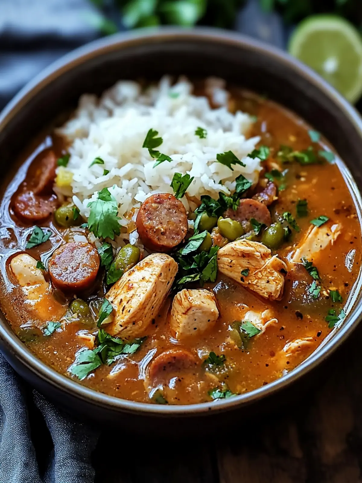 Cajun Chicken and Sausage Gumbo: A Family Comfort Classic 5 Cajun Chicken and Sausage Gumbo