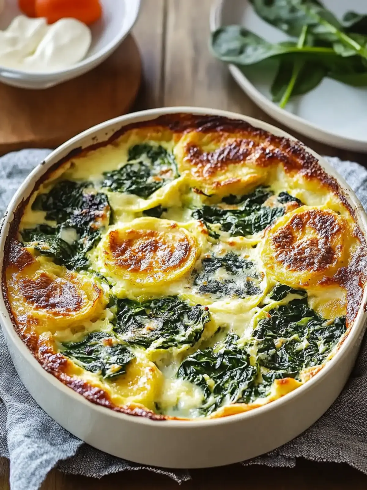 Savory Spinach Florentine Breakfast Casserole for Brunch Bliss 5 Spinach Florentine Breakfast Casserole