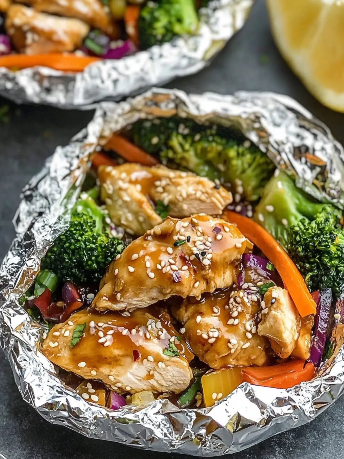 Savory Teriyaki Chicken Foil Packet Dinner Ready in 30 Minutes 5 Teriyaki Chicken Foil Packet Dinner