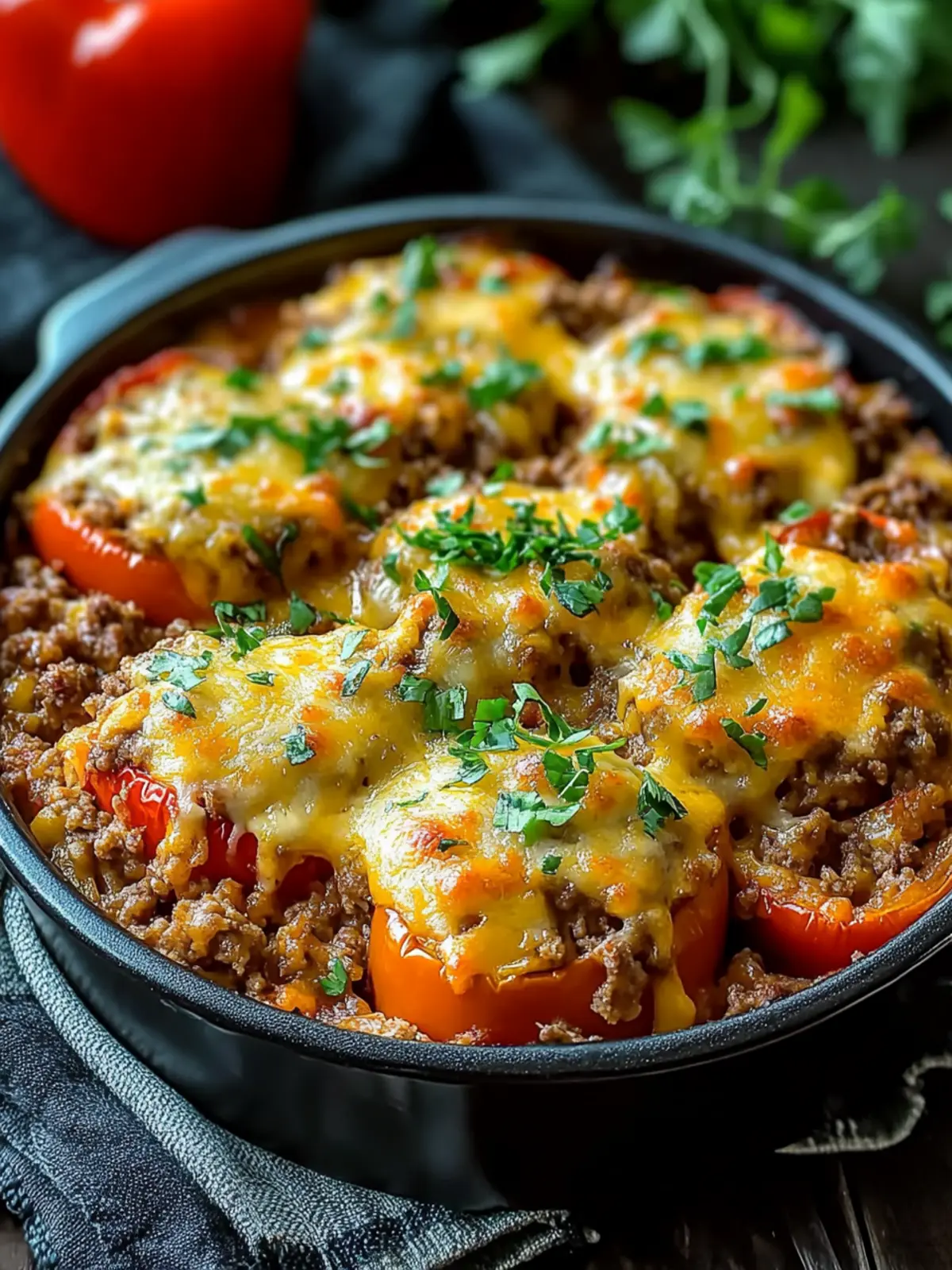 Savory Stuffed Bell Pepper Casserole for Cozy Family Nights 5 Stuffed Bell Pepper Casserole