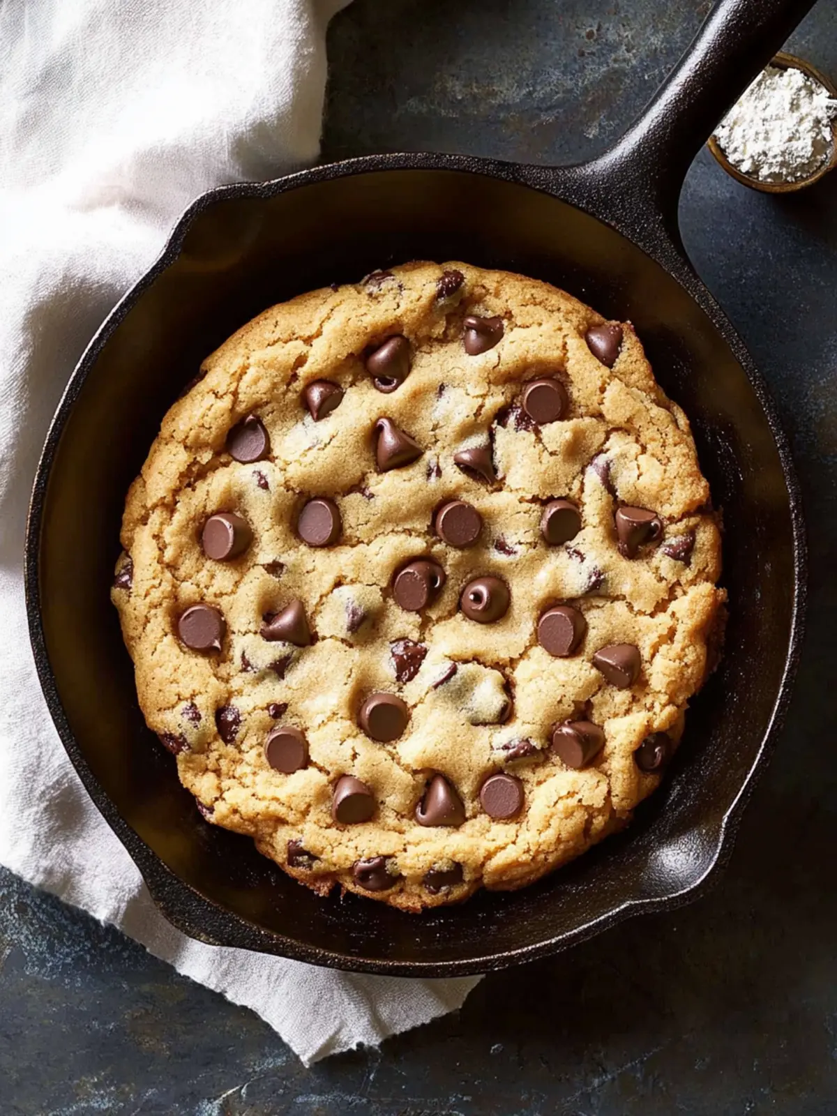 Decadent Chocolate Chip Skillet Cookie You Can't Resist 2 Chocolate Chip Skillet Cookie