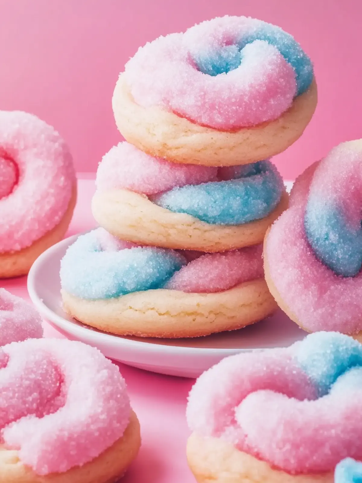 Colorful Cotton Candy Cookies to Spark Joy at Every Celebration 2 Cotton Candy Cookies
