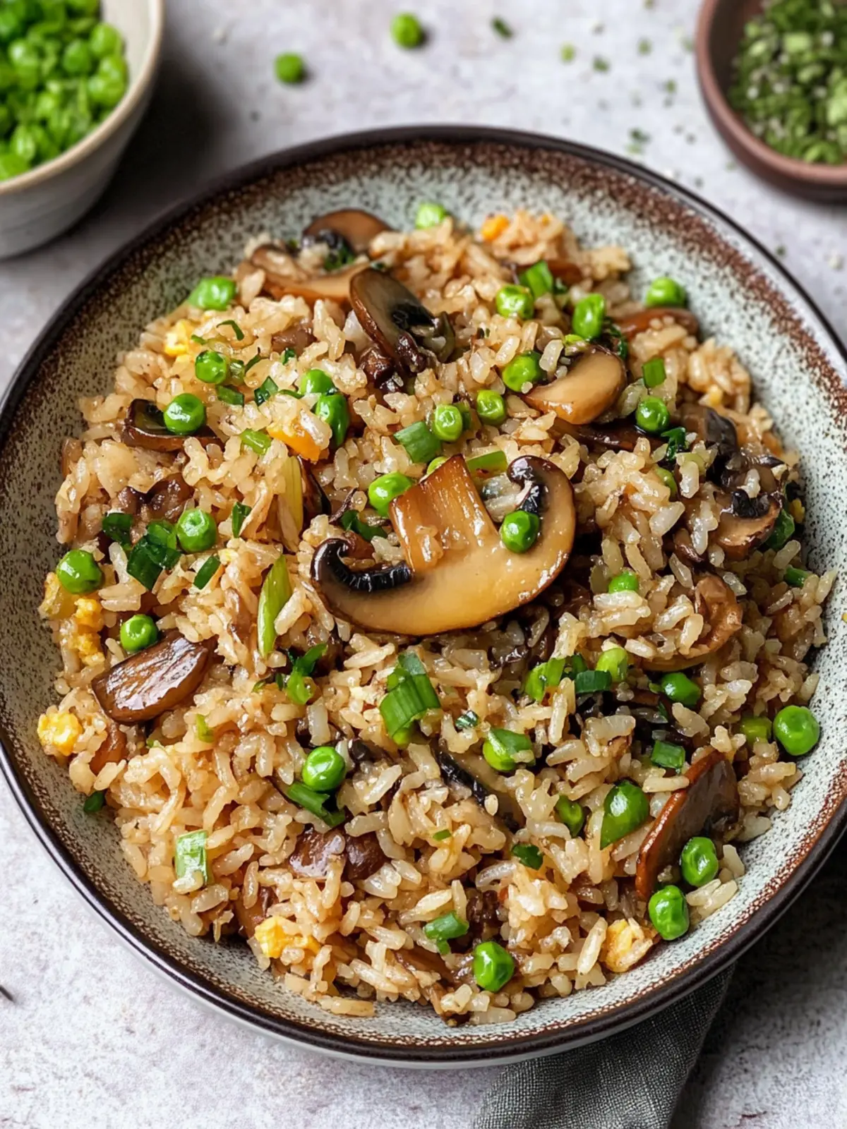 Mushroom Fried Rice: Simple, Savory, and Satisfying Delight 2 Mushroom Fried Rice